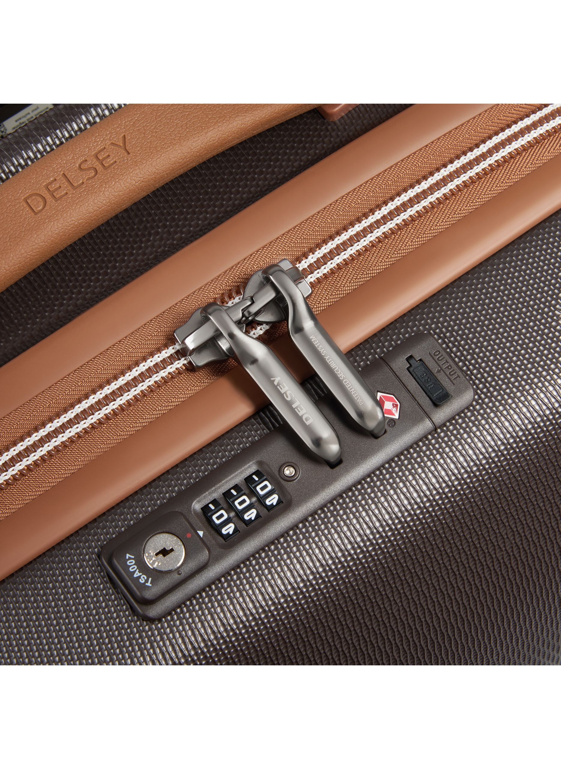 Valise cabine rigide taille s - chatelet air 2.0 DELSEY PARIS Marron