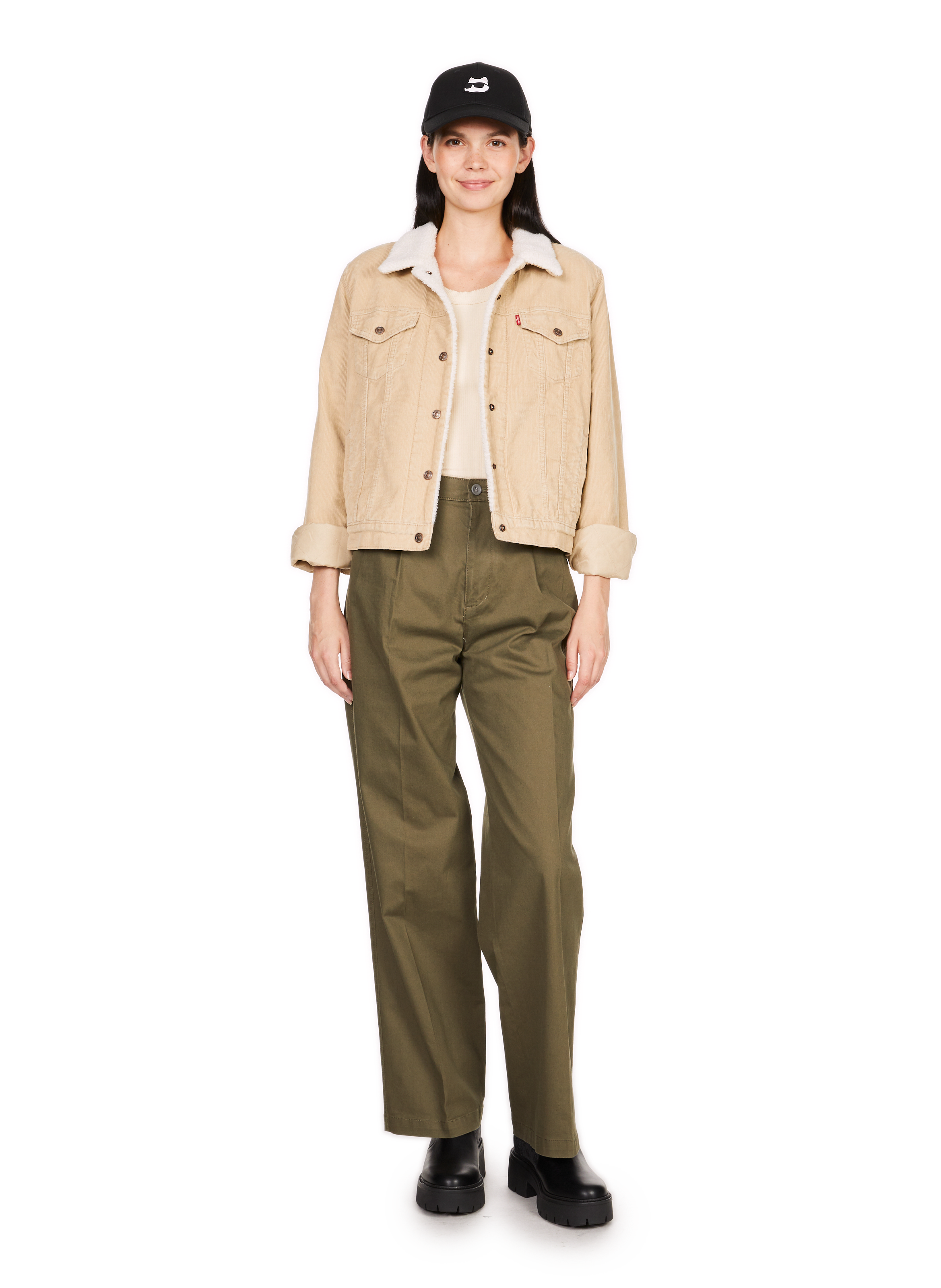 Veste en jean LEVI'S Beige