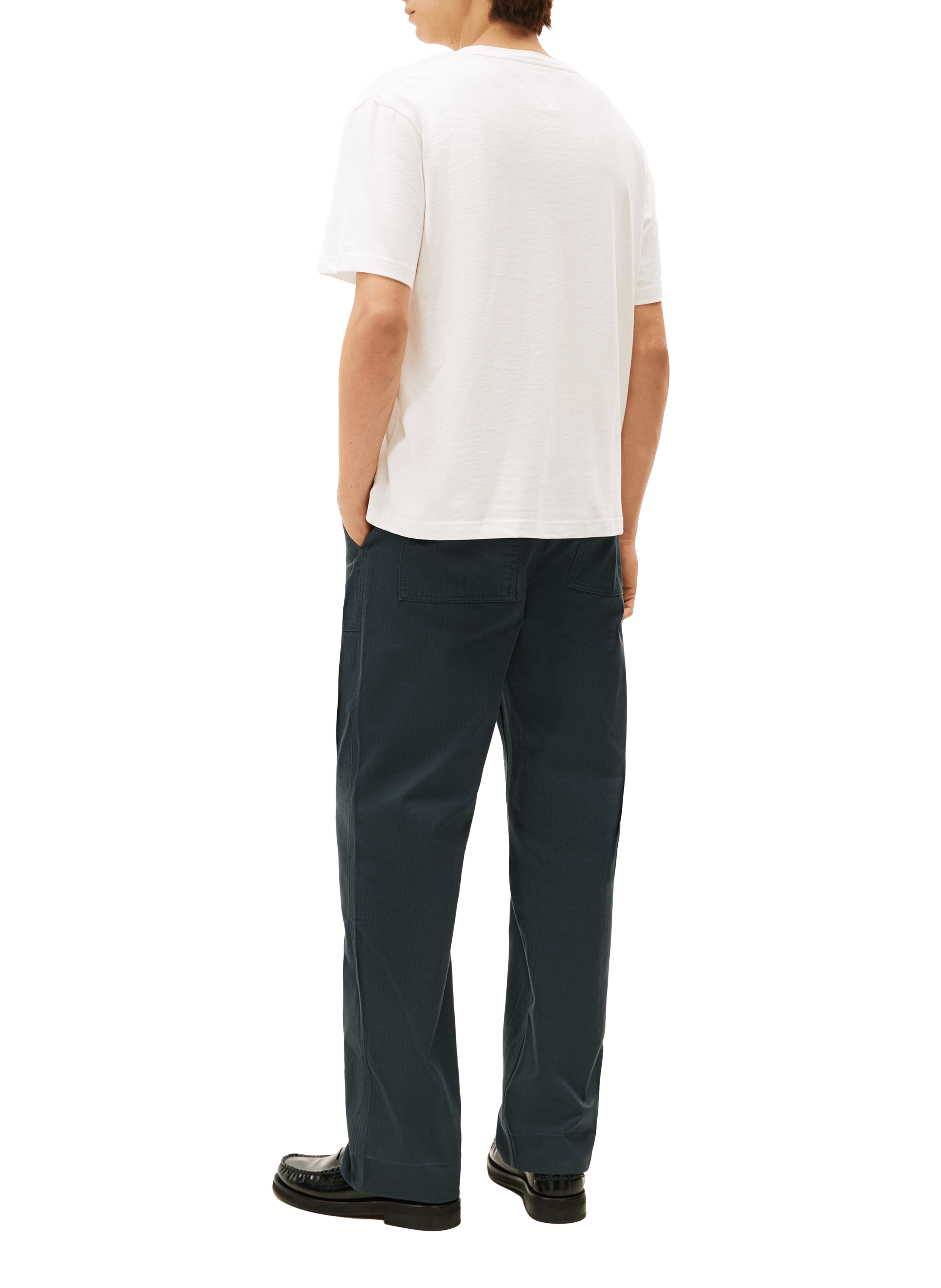 Cotton round-neck T-shirt TOMMY HILFIGER White