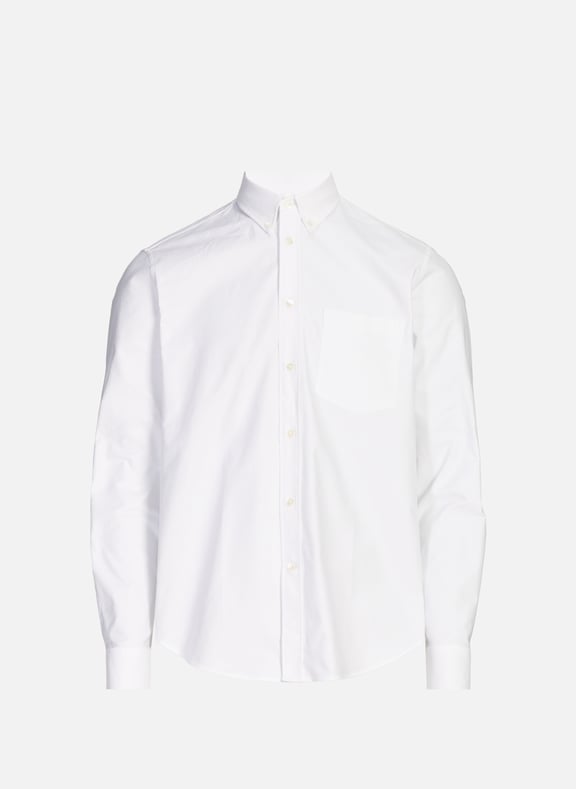 Chemise droite en coton Blanc by AU PRINTEMPS PARIS AU PRINTEMPS PARIS Chemise droite en coton Blanc