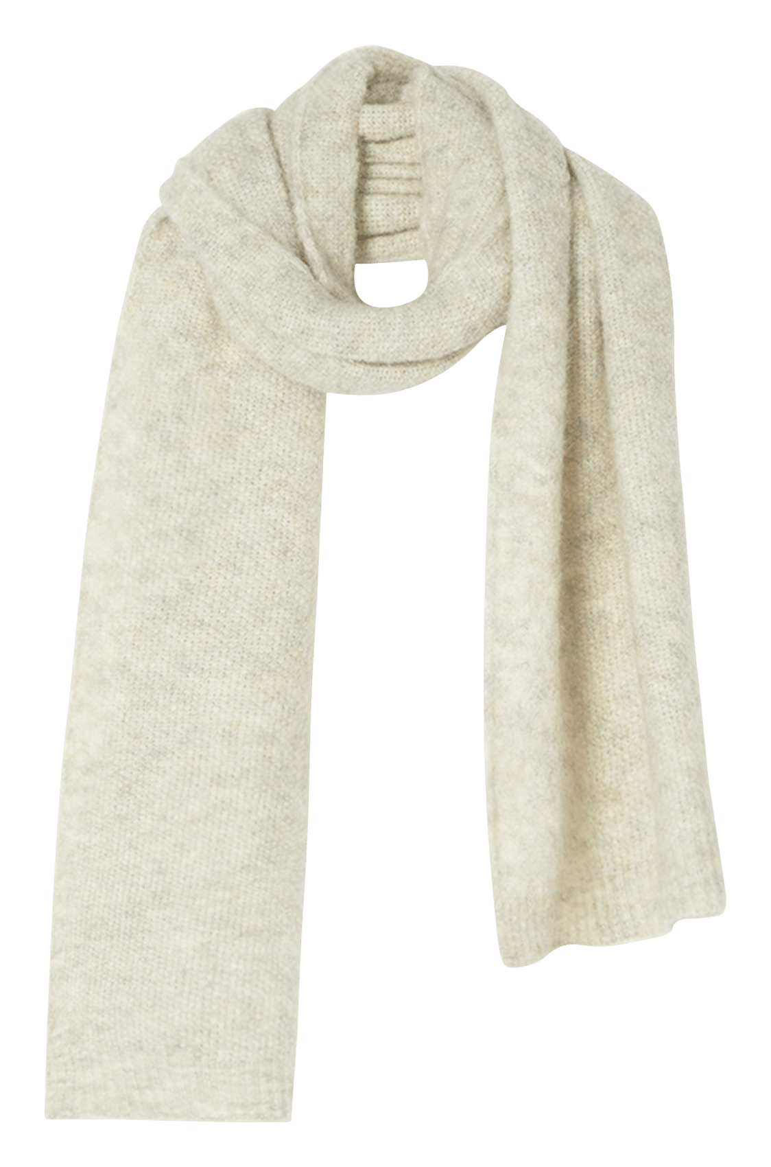 Écharpe en maille east AMERICAN VINTAGE Beige