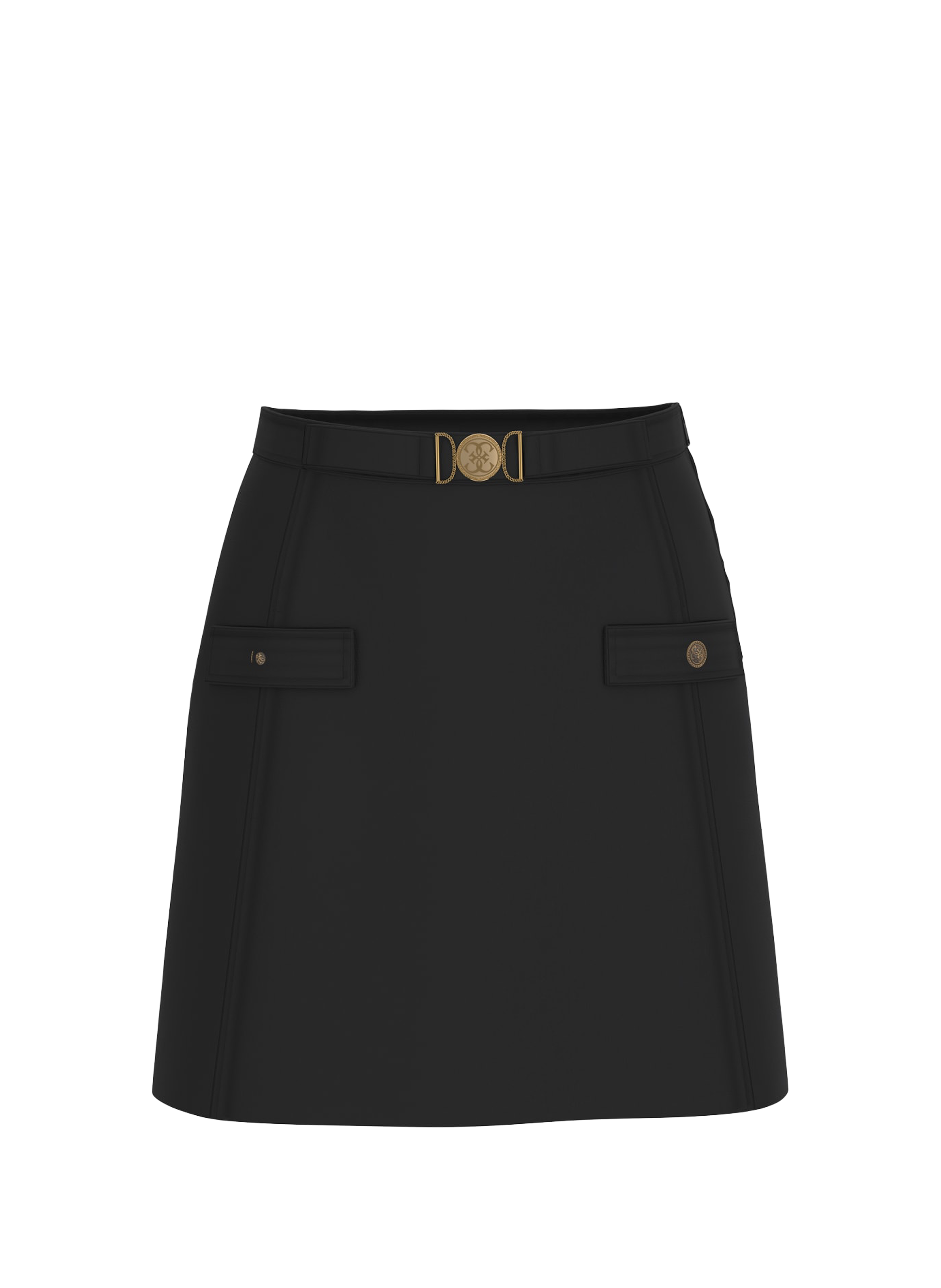 GUESS Jupe patineuse Noir