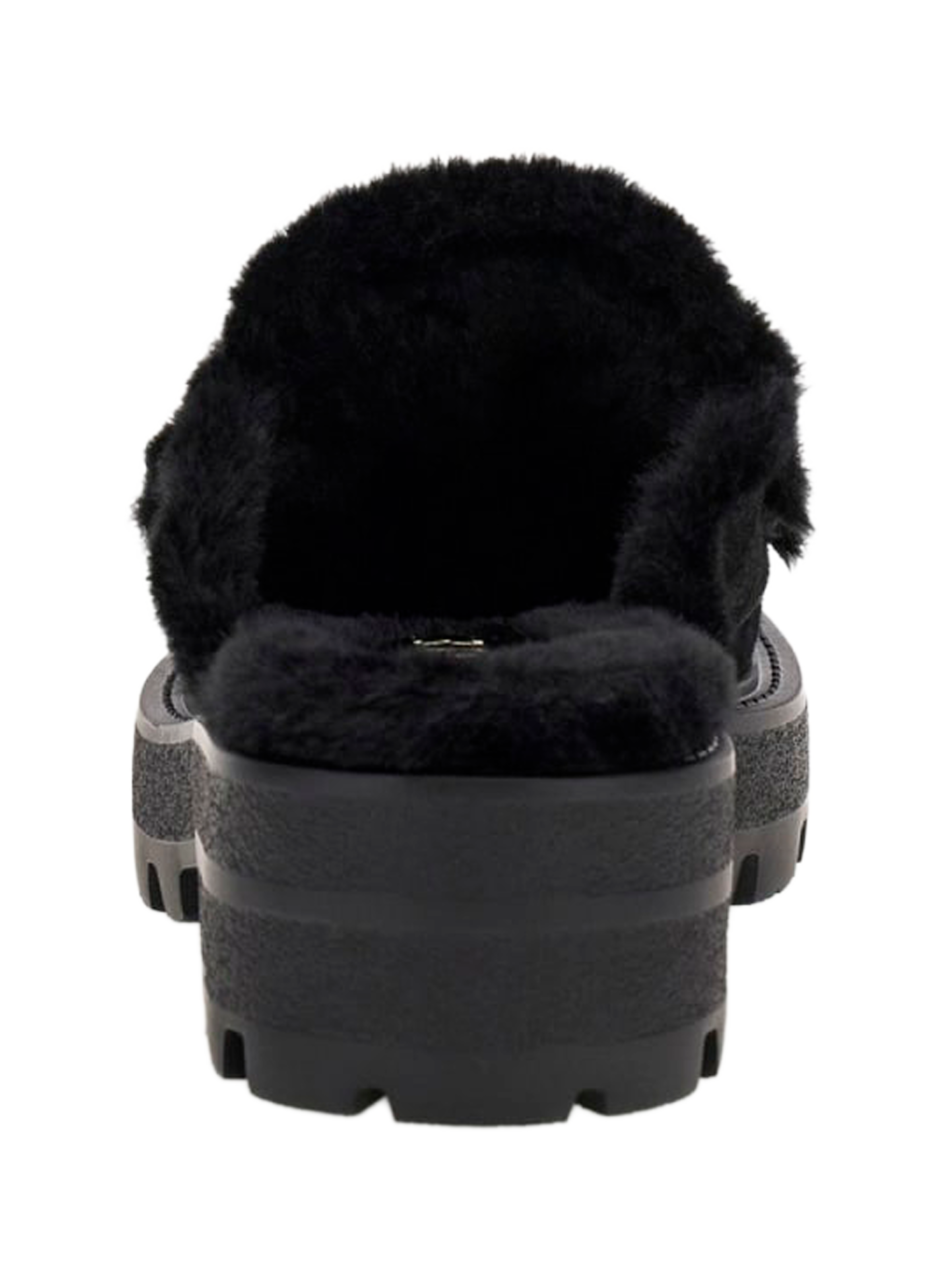 Yaneta mixed leather mules GUESS Black