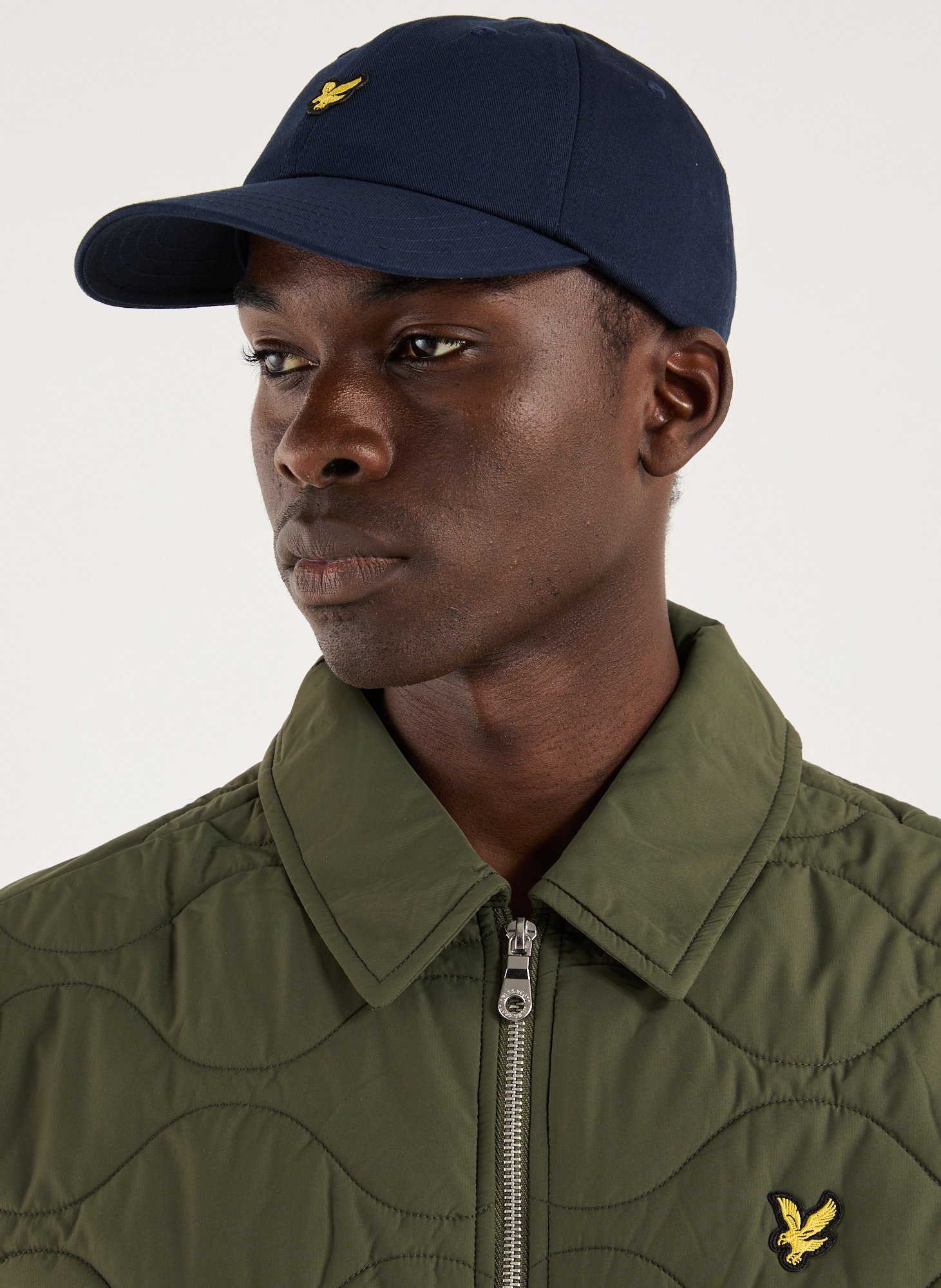 Embroidered cotton baseball cap LYLE & SCOTT Blue