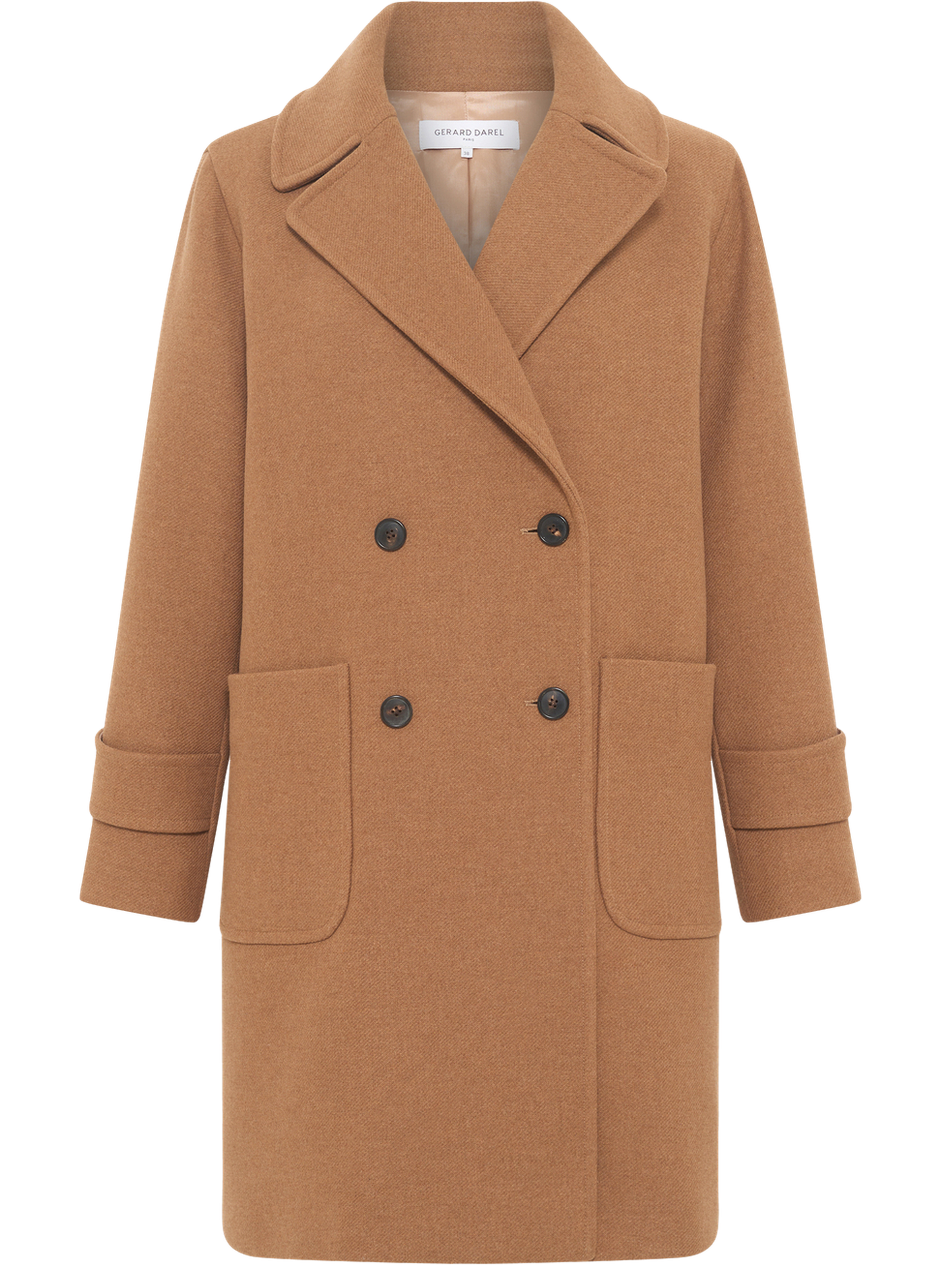 Manteau ample à boutonnage croisé - meriem GERARD DAREL Beige