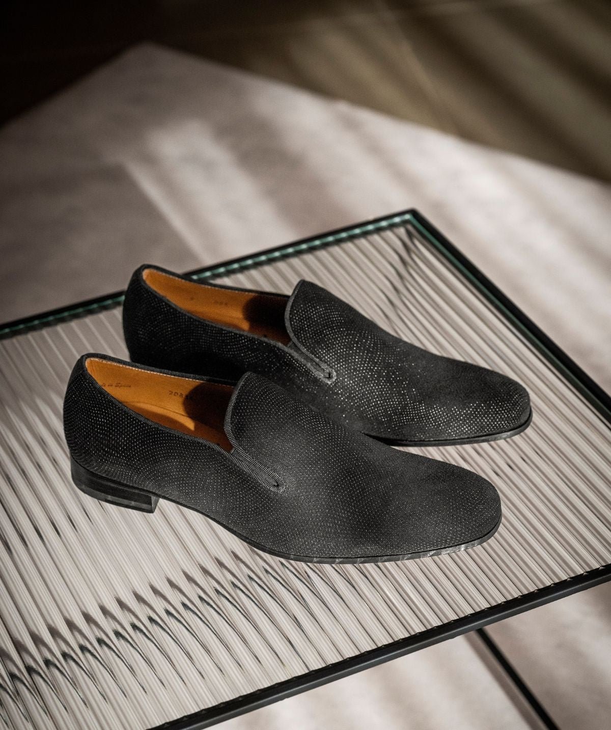 Mocassins daim belem FINSBURY Noir