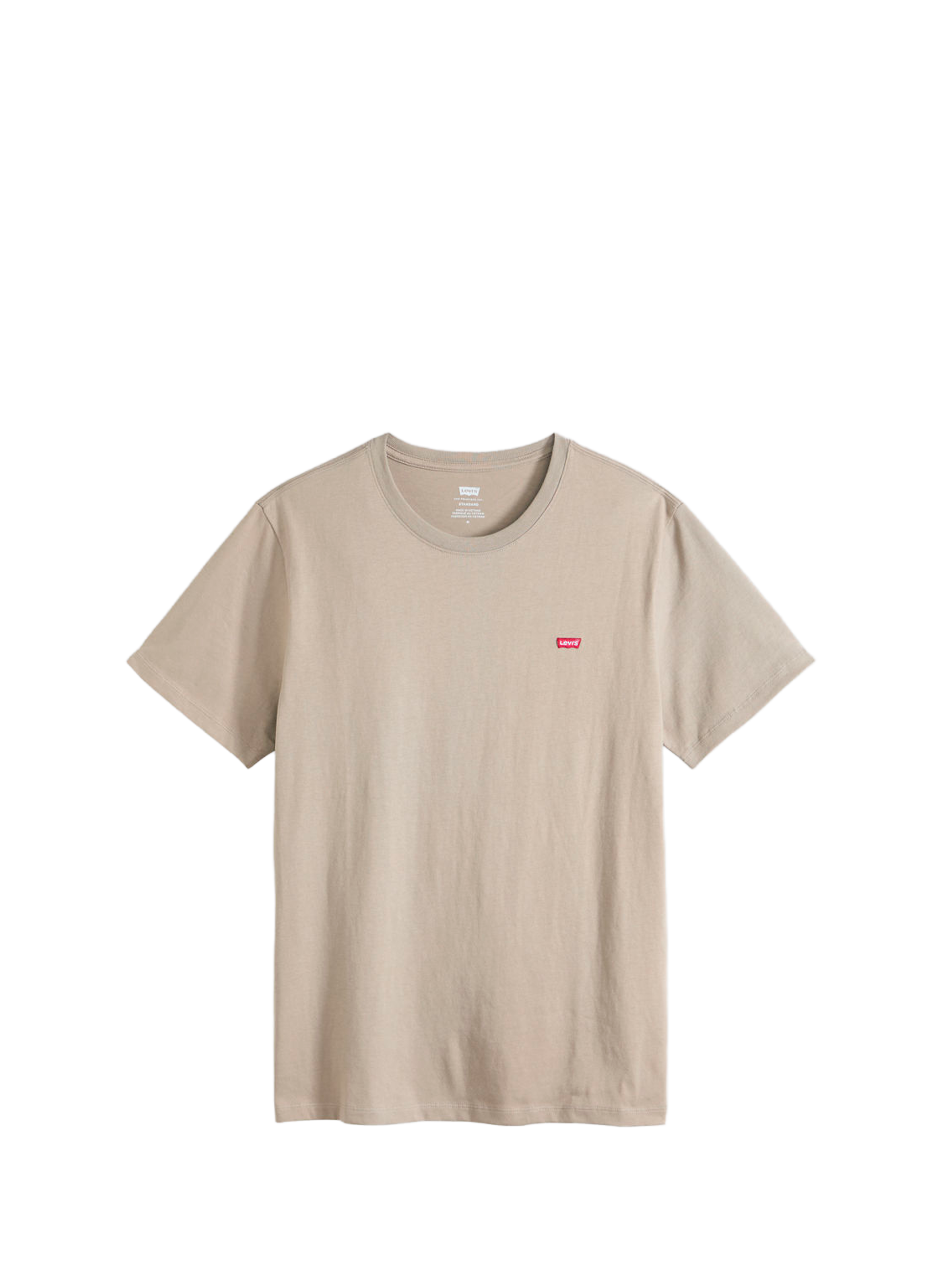 T-shirt manches courtes en coton LEVI'S Kaki