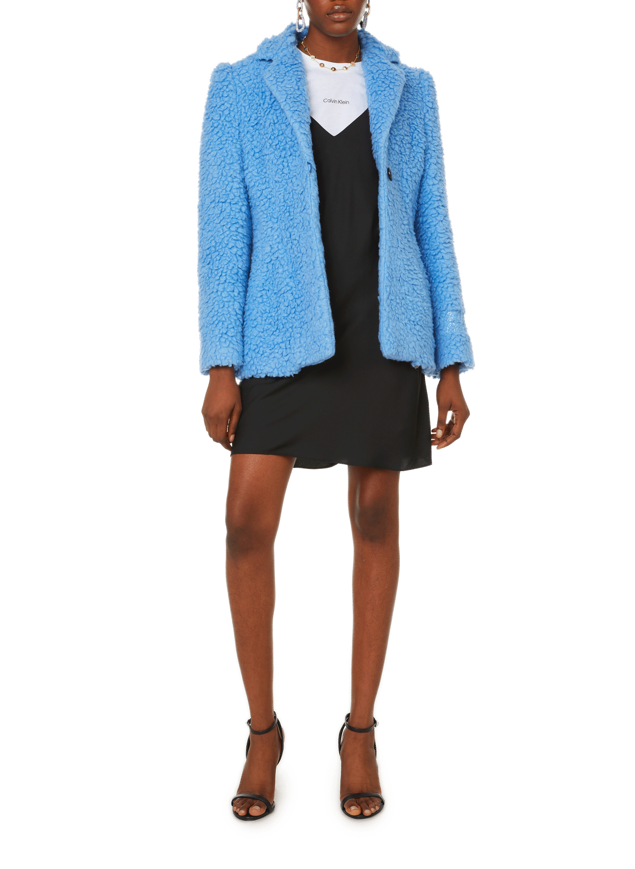 Blazer molletonné OPENING CEREMONY Bleu