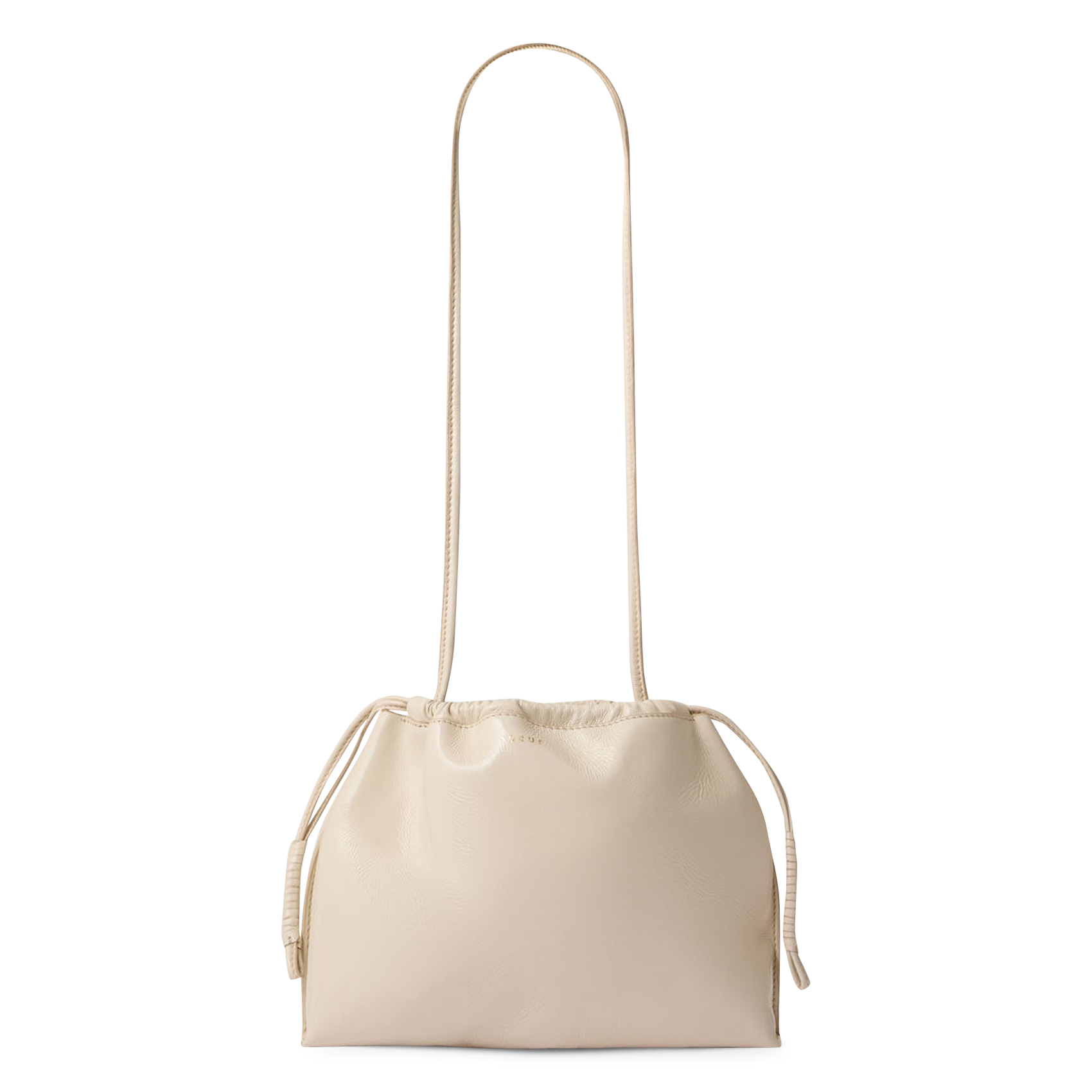 Sac bandoulière en cuir vernis suzette SOEUR Beige