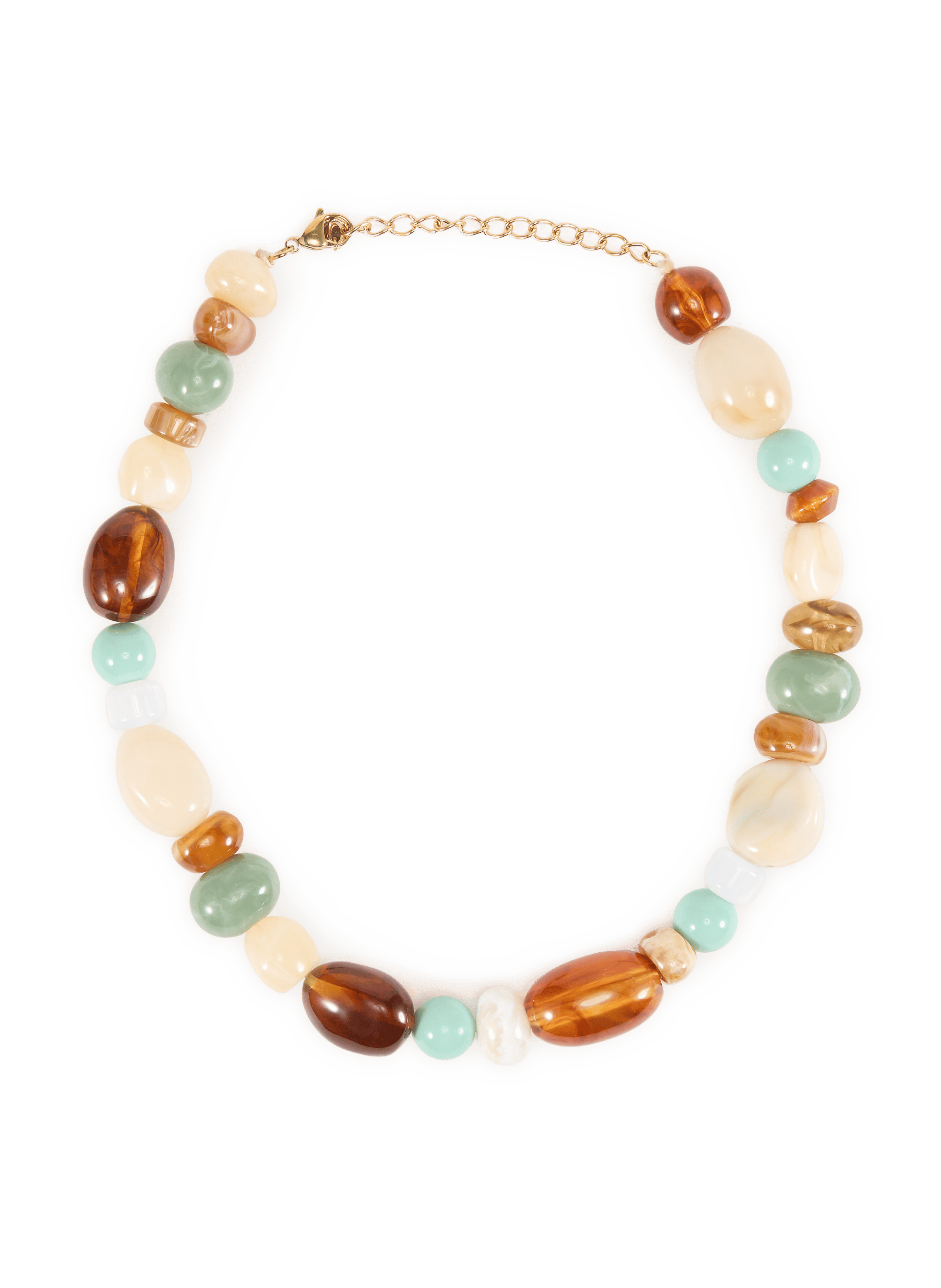 Collier avec pierres en résine AU PRINTEMPS PARIS Bleu