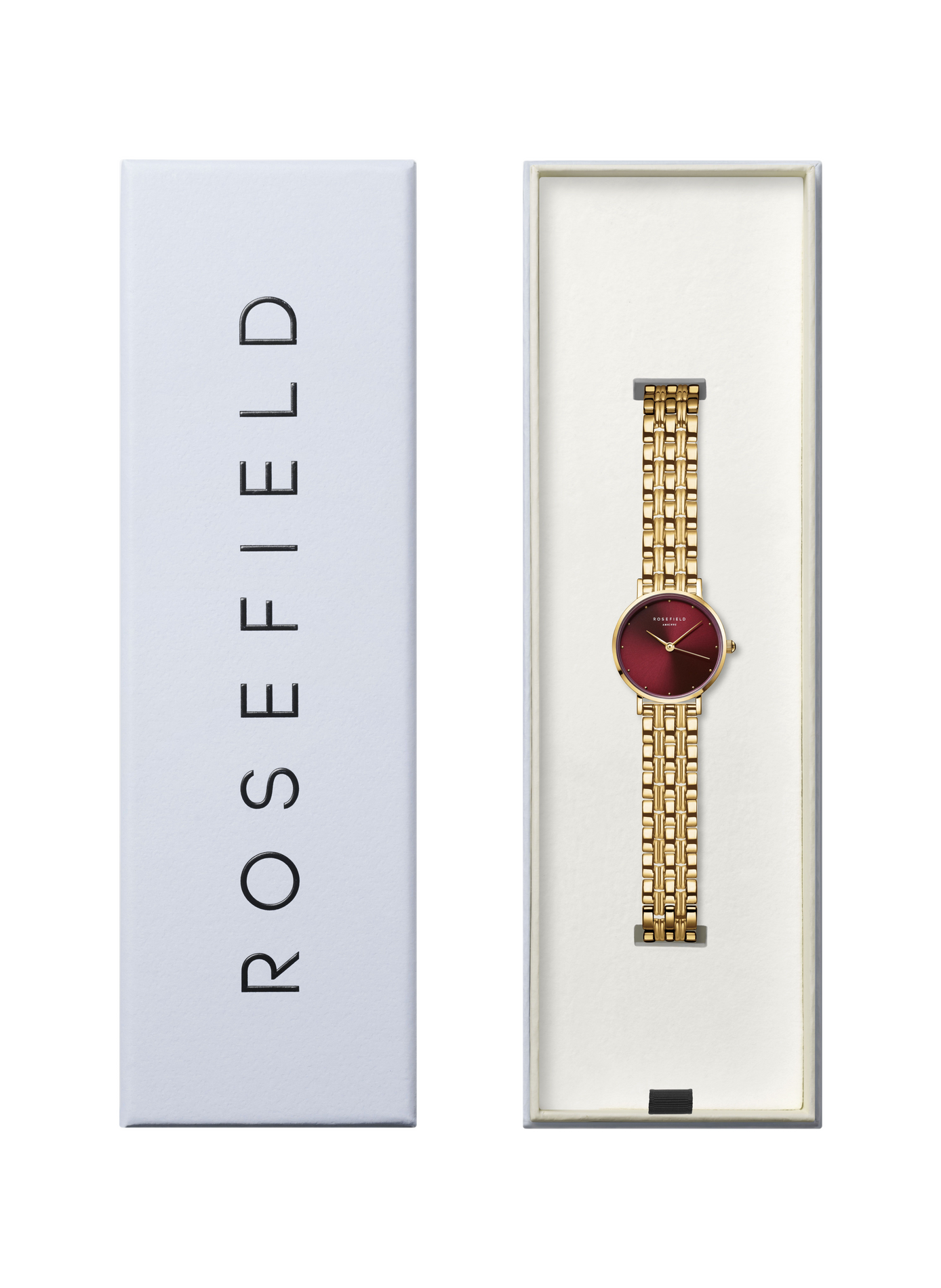 Montre analogique Small Edit en acier inoxydable ROSEFIELD Prune