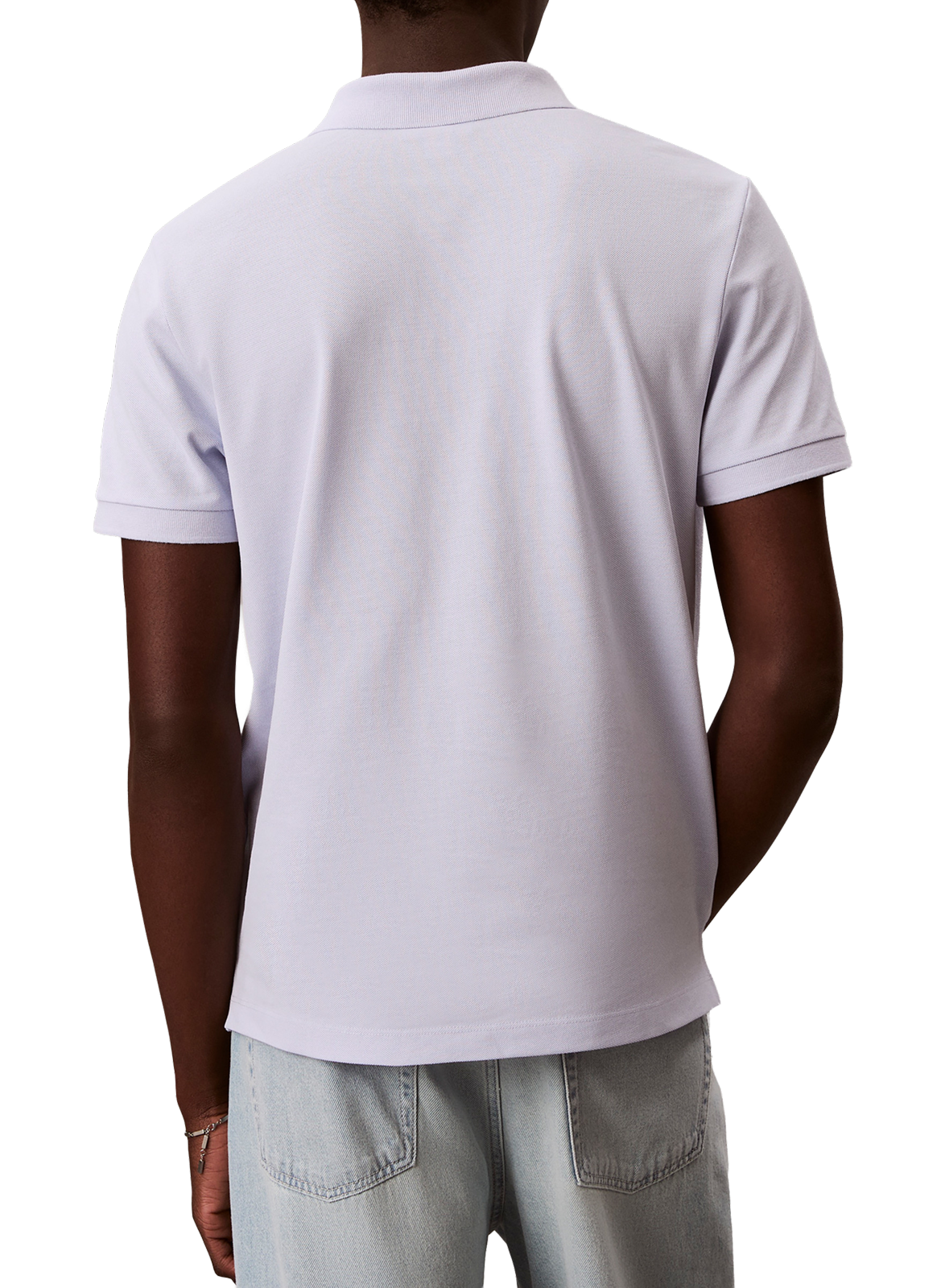 Piqué cotton polo CALVIN KLEIN Blue