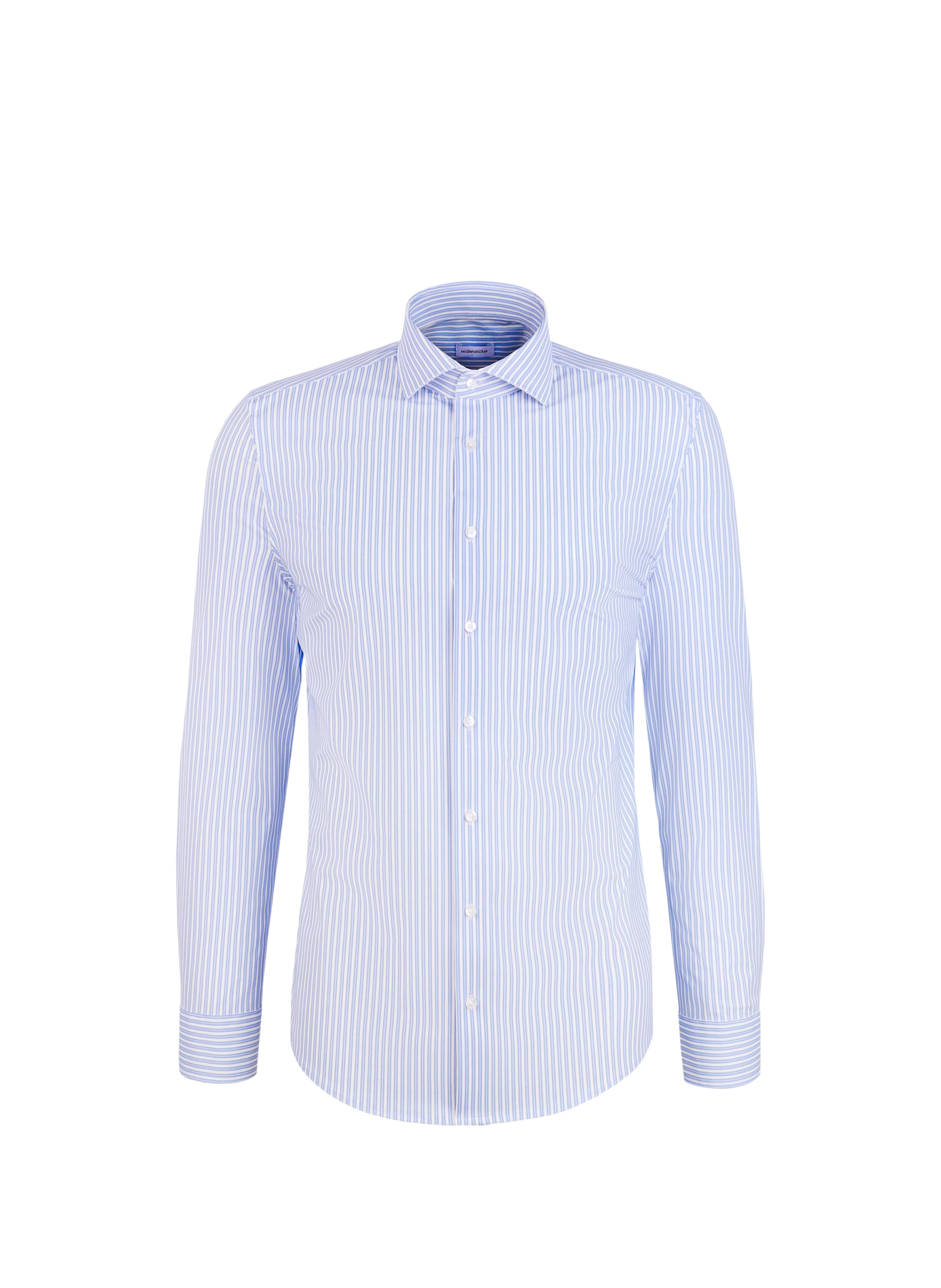 Striped linen shirt SEIDENSTICKER Blue