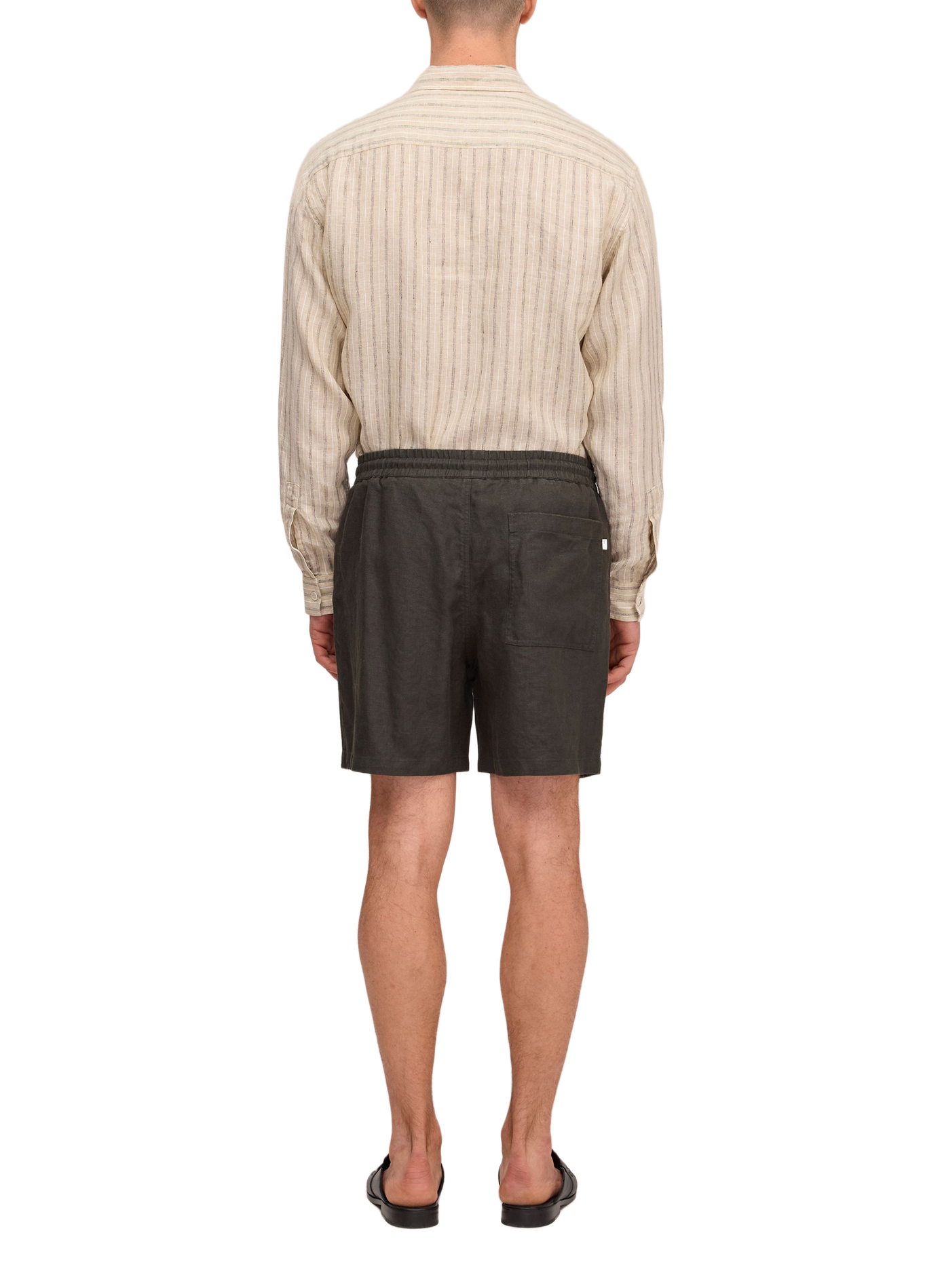 Short linen Gregor NN.07 Khaki