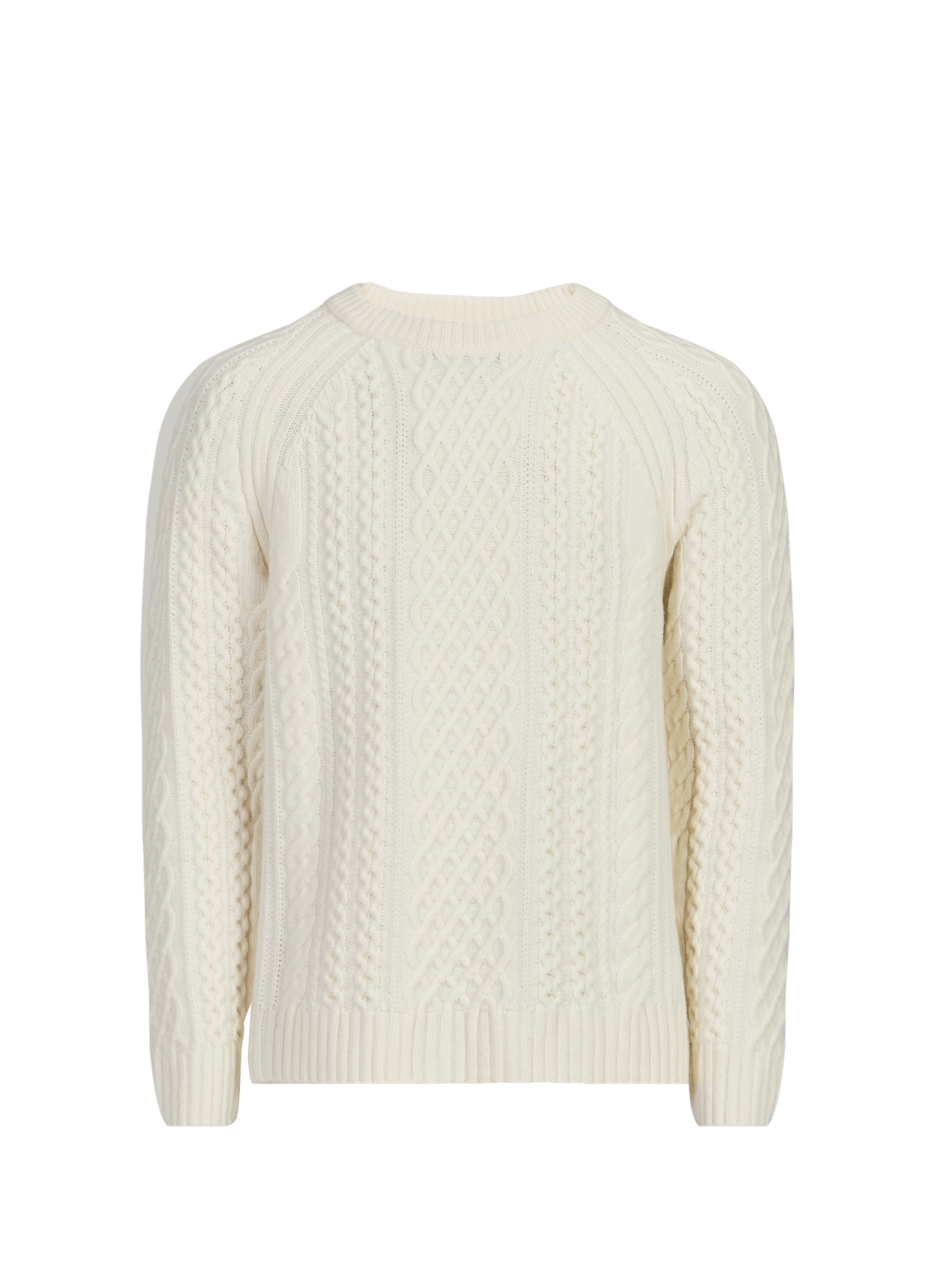 Round neck wool straight sweater CLOSED Beige