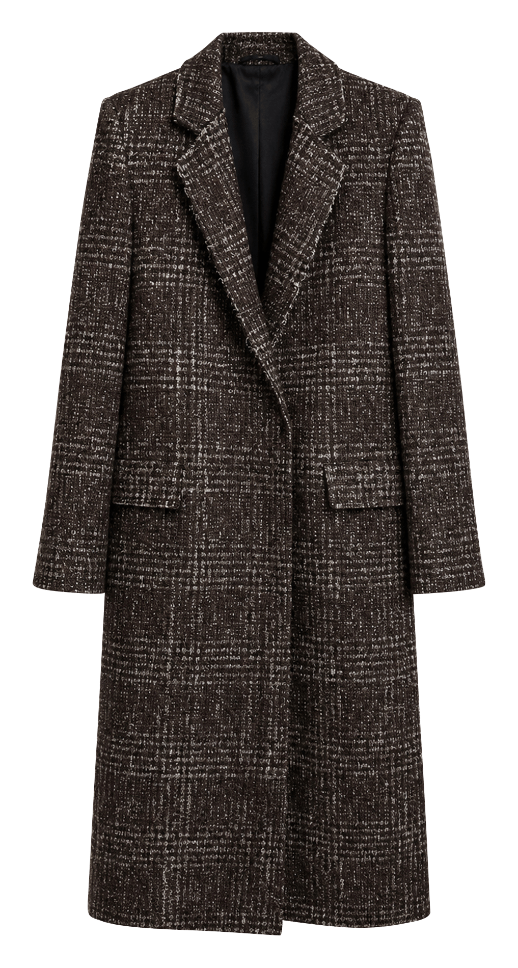 Manteau droit long imprimé iglia IRO Marron