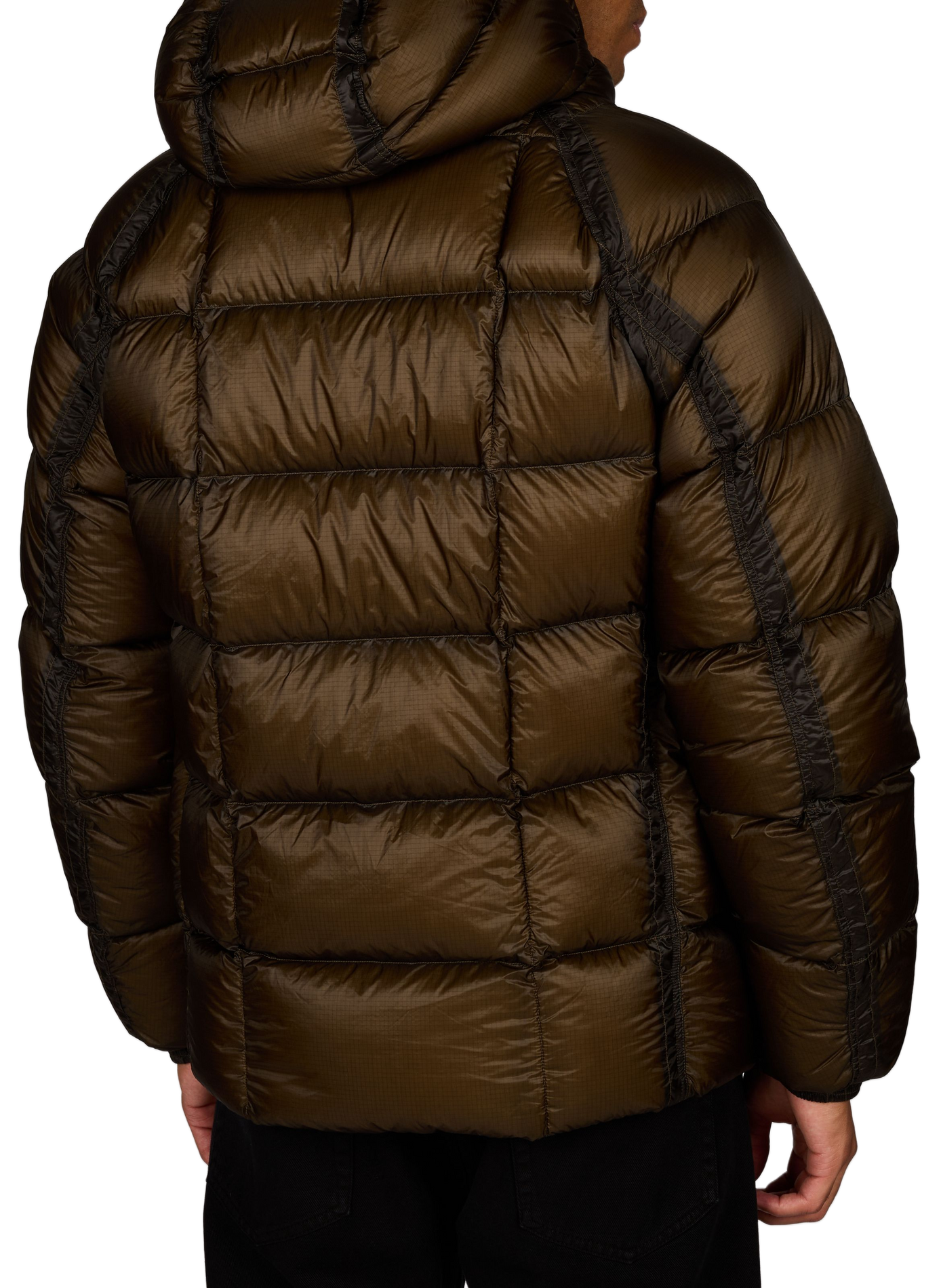 Doudoune matelassée à capuche CP COMPANY Kaki