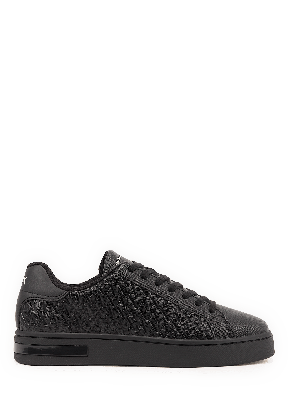 London Sneakers mit Saffiano-Effekt ARMANI EXCHANGE Schwarz
