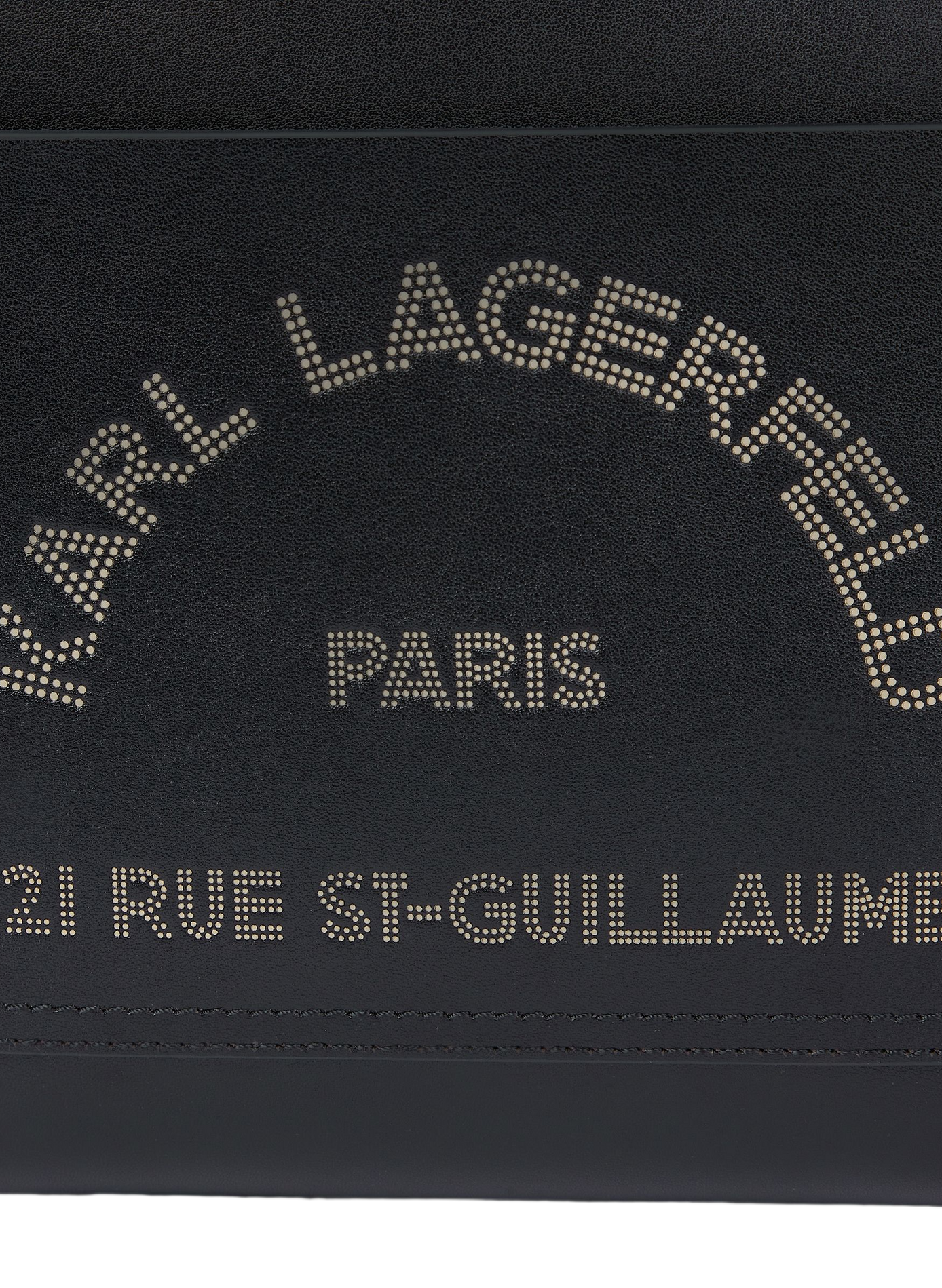 Einkaufstasche K/Daily mit abnehmbarem Lederriemen KARL LAGERFELD Schwarz