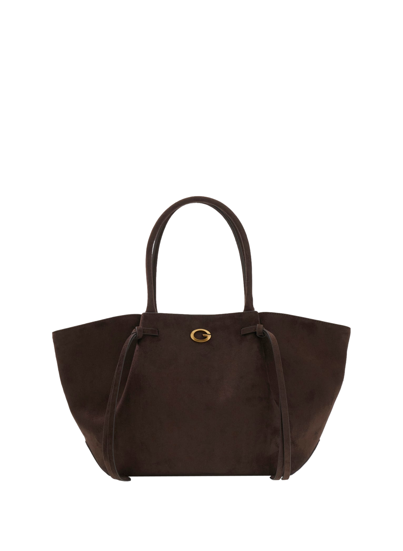 Sac tote en daim GUESS Marron