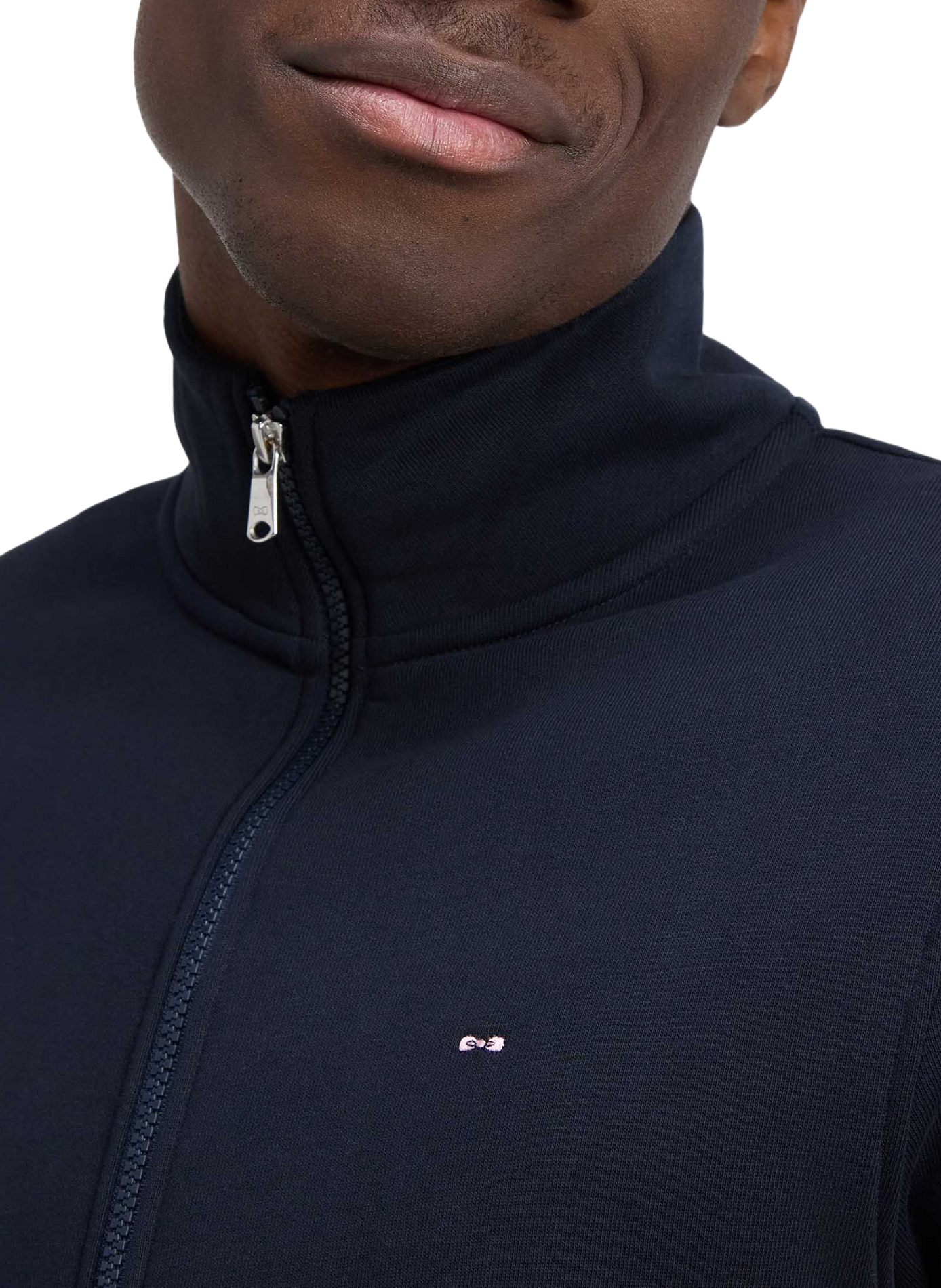 Sweat slim en coton EDEN PARK Blau