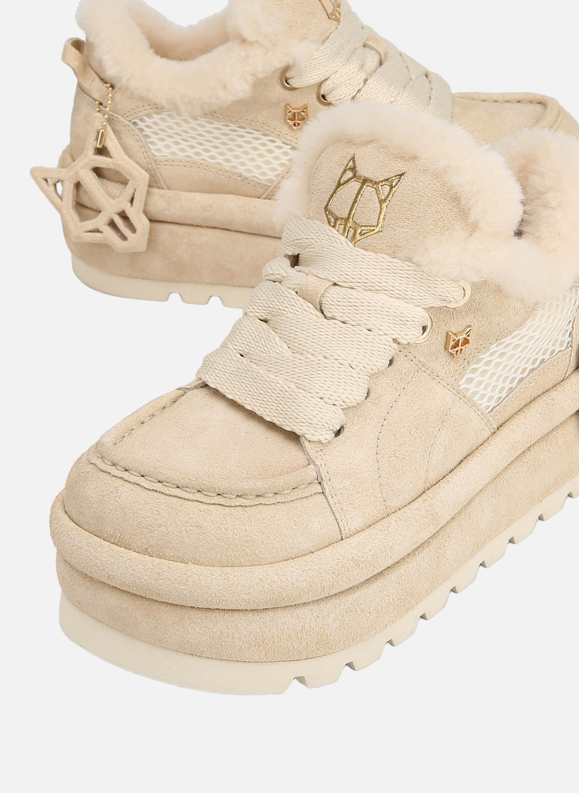 Mooie laarzen NAKED WOLFE Beige