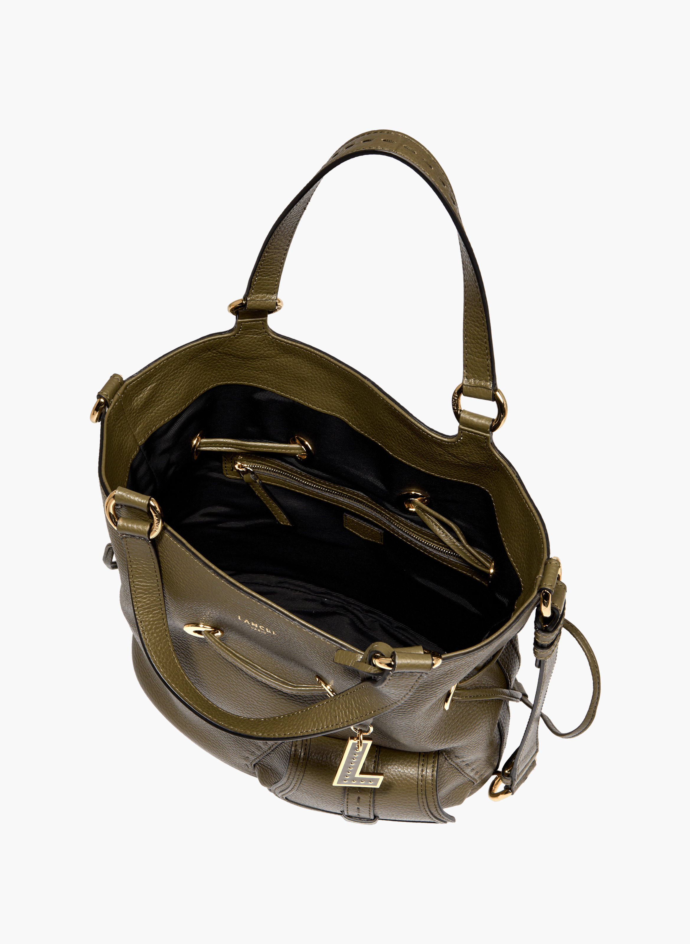 Handtas m eerste flirt van Lancel in leer. LANCEL Groen