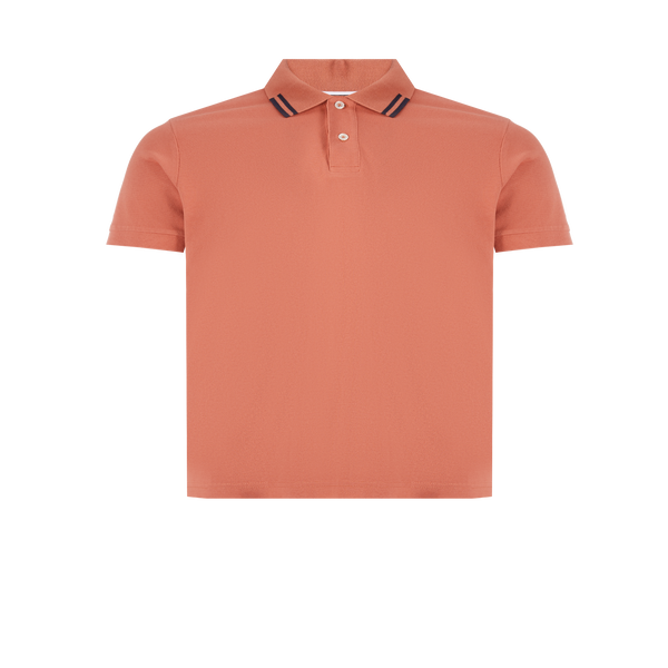 Aigle Cotton Polo Shirt In Orange