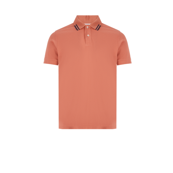 Aigle Cotton Polo Shirt In Orange