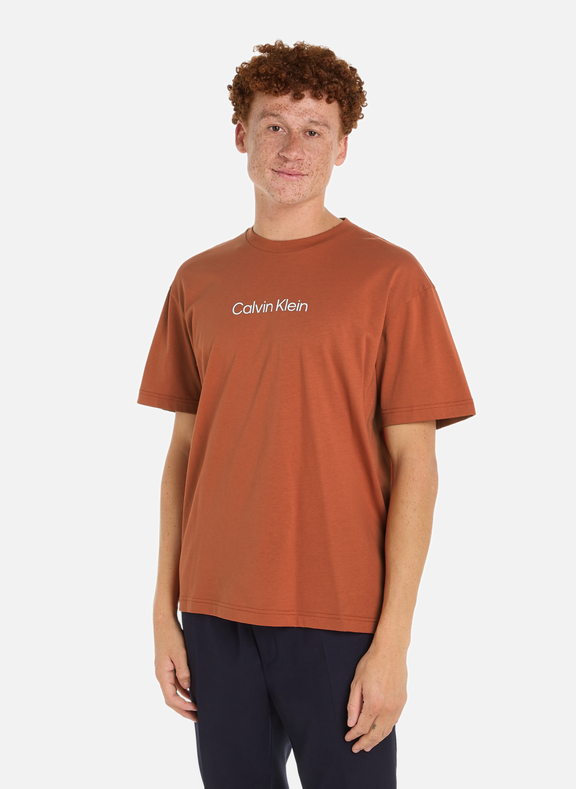 CALVIN KLEIN T-shirt en coton Orange