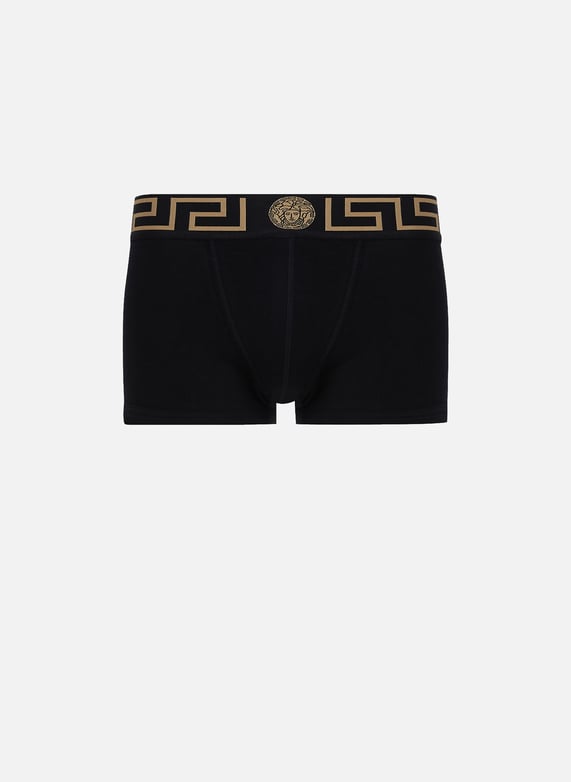 BOXER GRECA EN COTON VERSACE pour HOMME Printemps