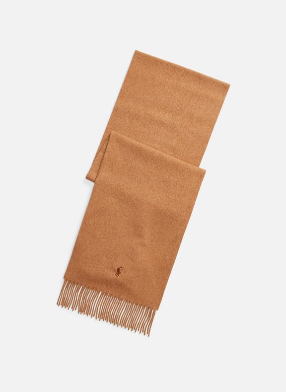 Cashmere Scarf Brown by POLO RALPH LAUREN POLO RALPH LAUREN Cashmere Scarf Brown