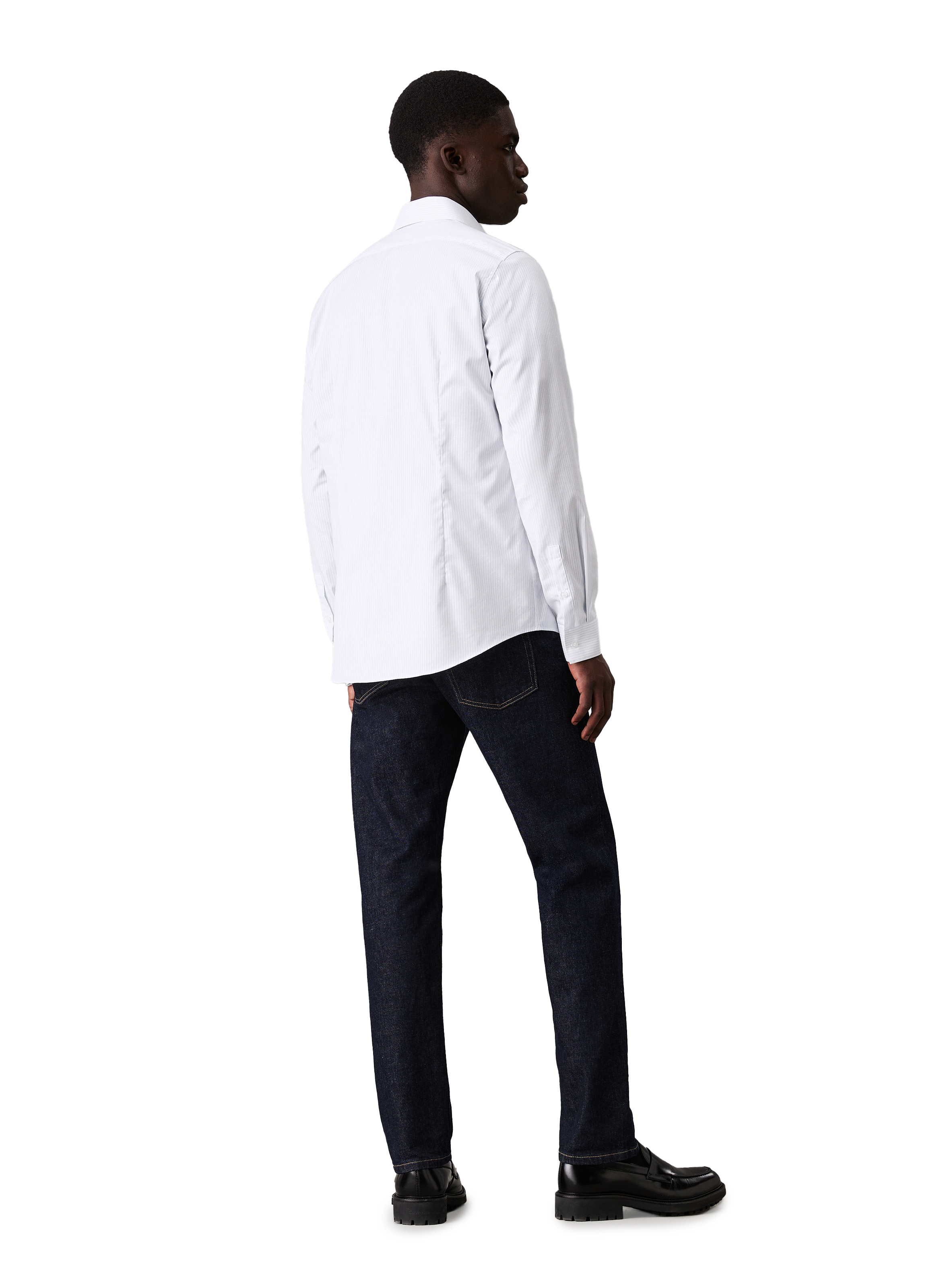 Chemise rayé en coton  CALVIN KLEIN Bleu