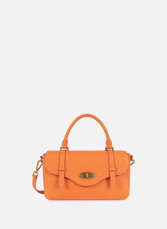 Cartable - donna kyla Orange by LANCASTER LANCASTER Cartable - donna kyla Orange