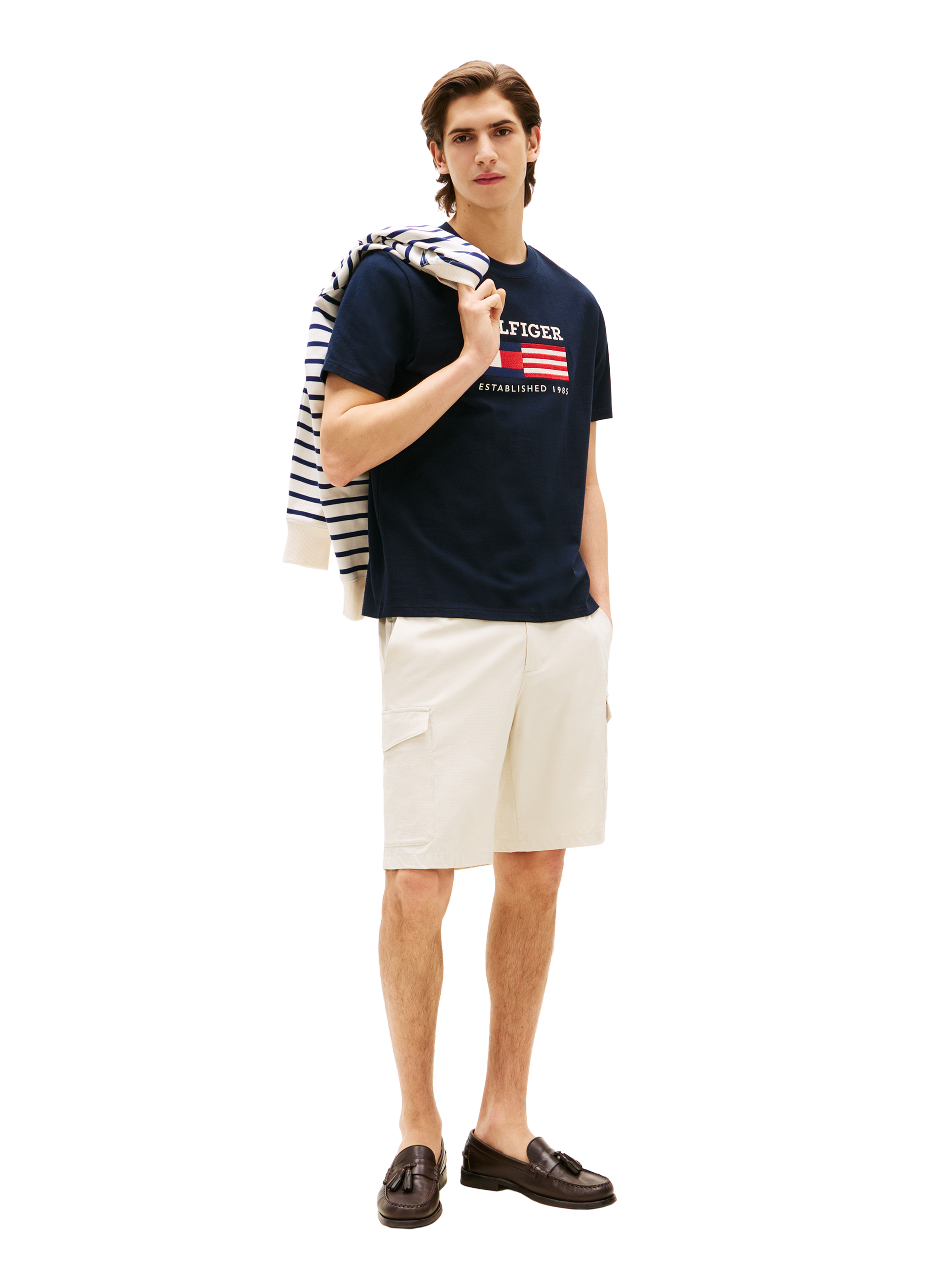 Classic Cotton T-Shirt TOMMY HILFIGER Blue