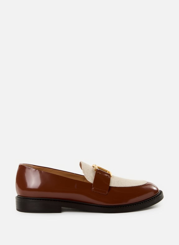 Mocassins en cuir Marcie Marron by CHLOÉ CHLOÉ Mocassins en cuir Marcie Marron
