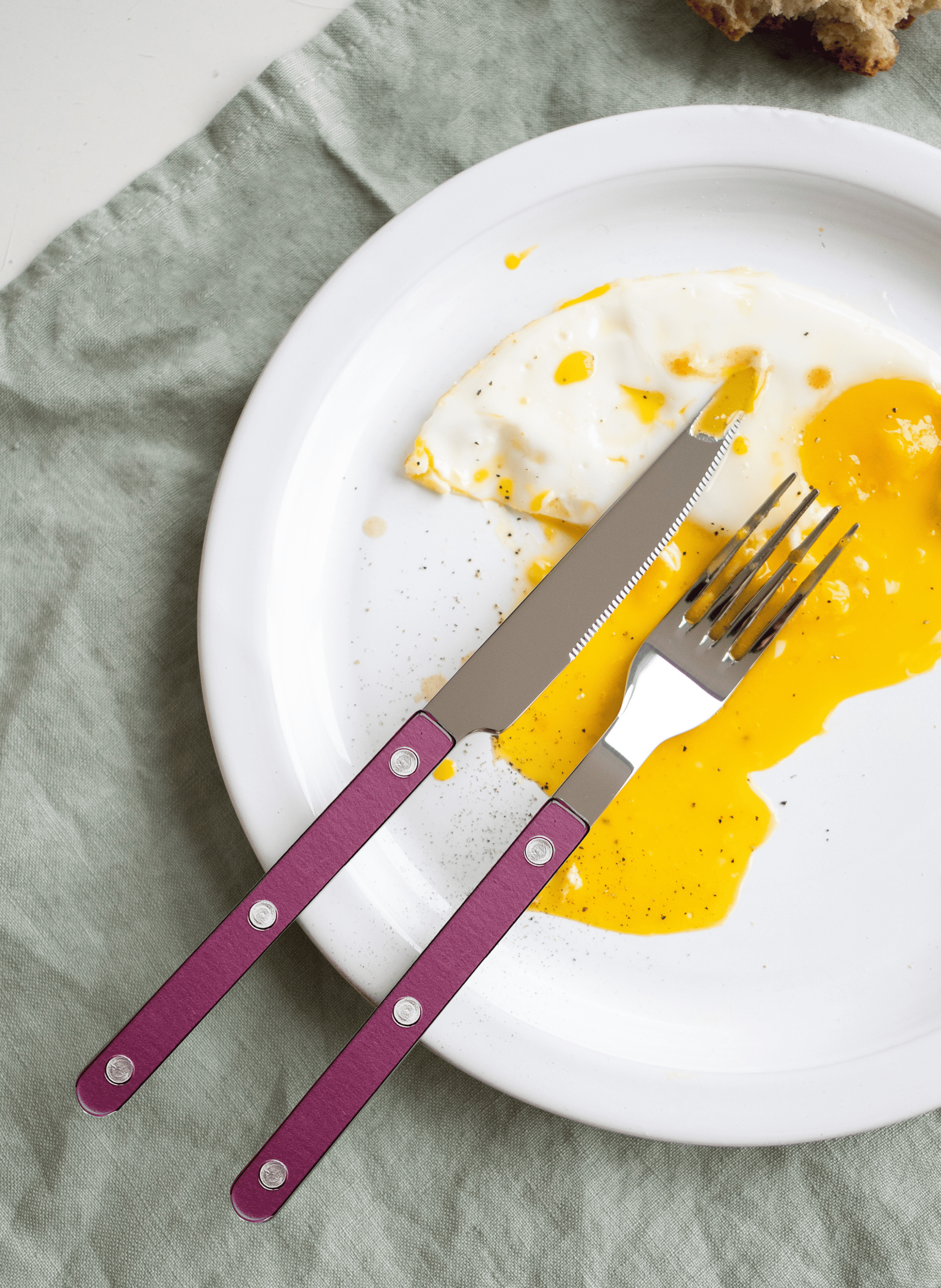 Couteau de table, bistrot pearly Violet