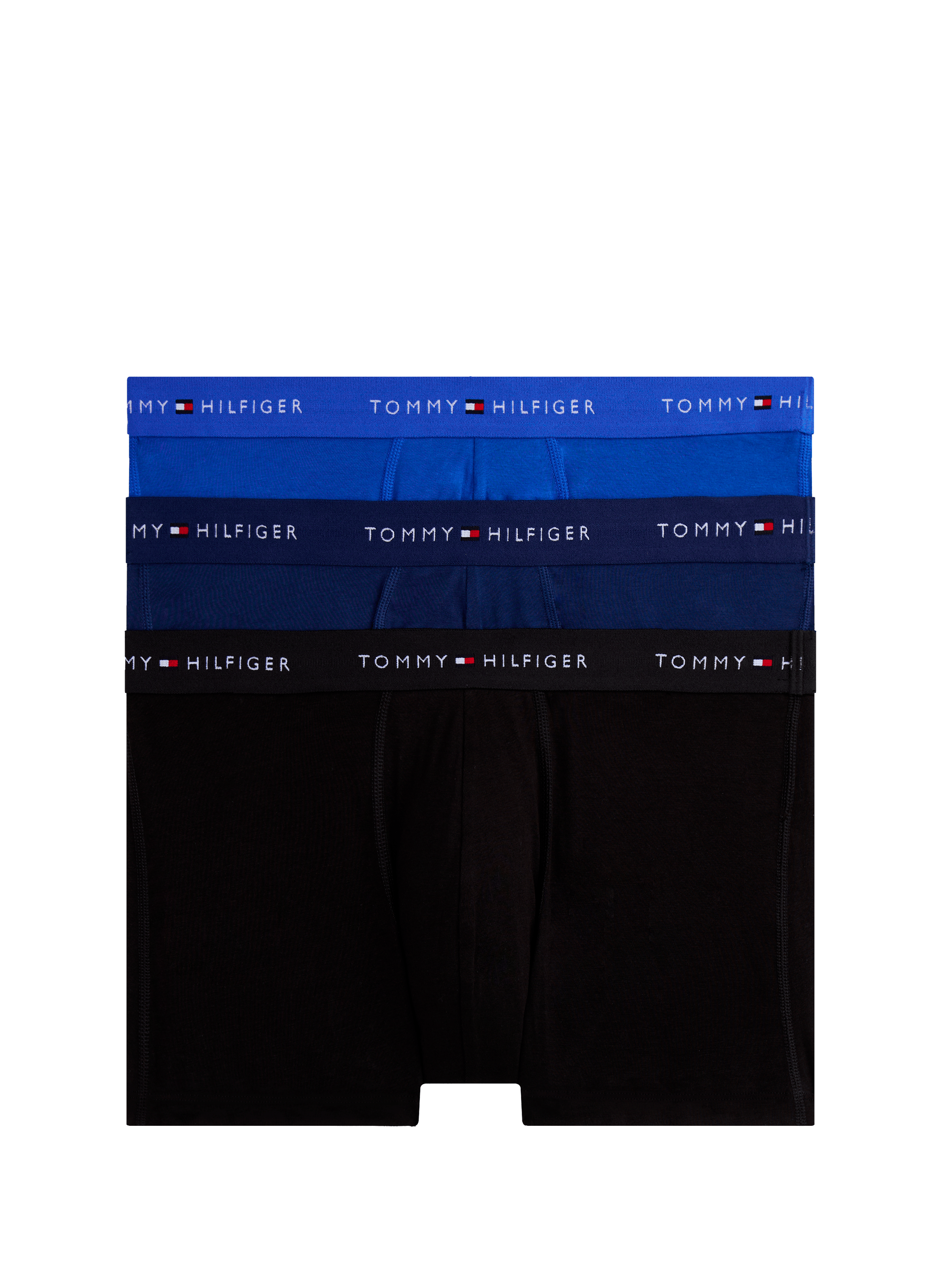TOMMY HILFIGER Lot de trois boxers en coton mélangé Multicolore