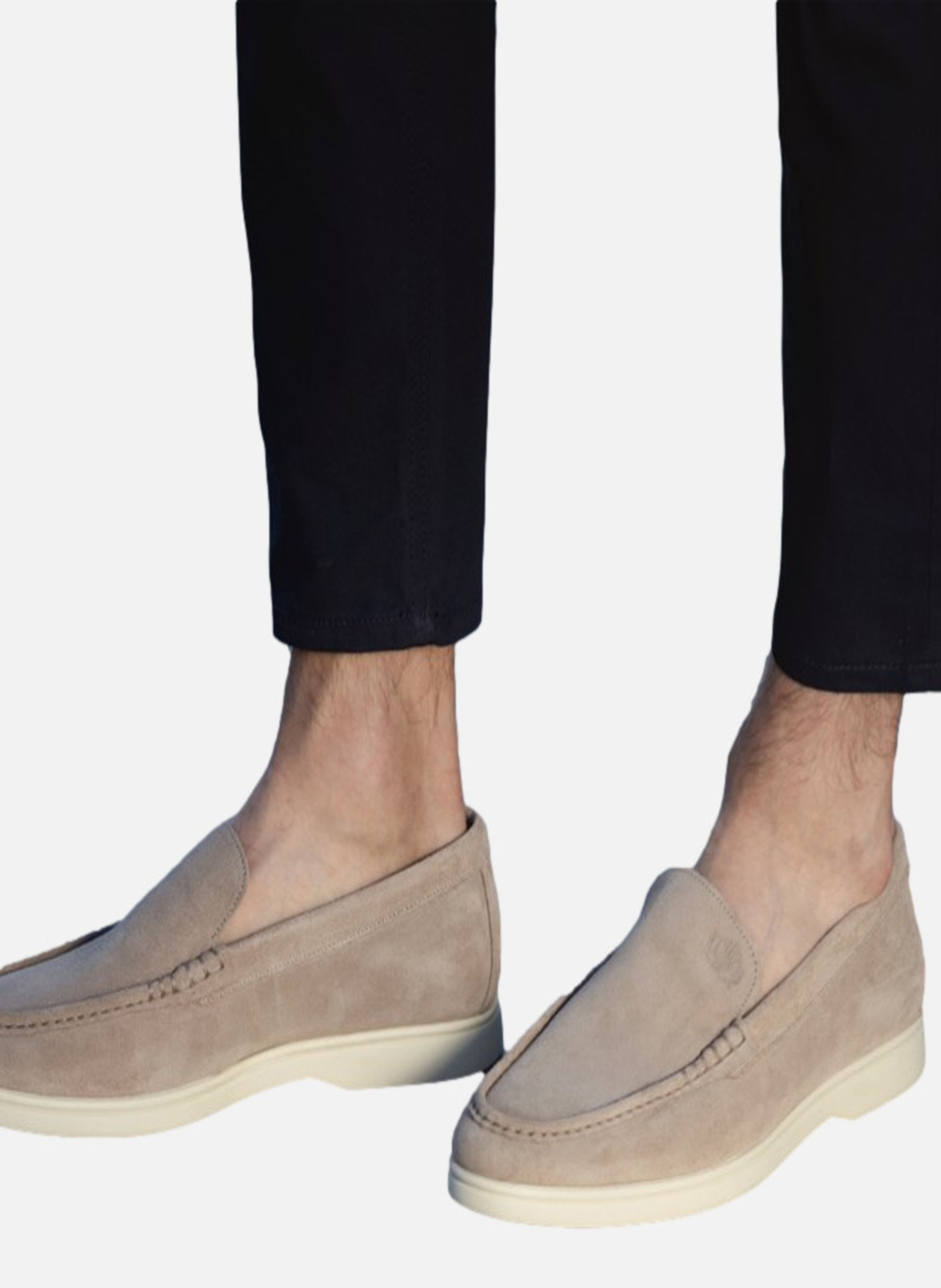 Mocassin velours monaco FINSBURY Beige