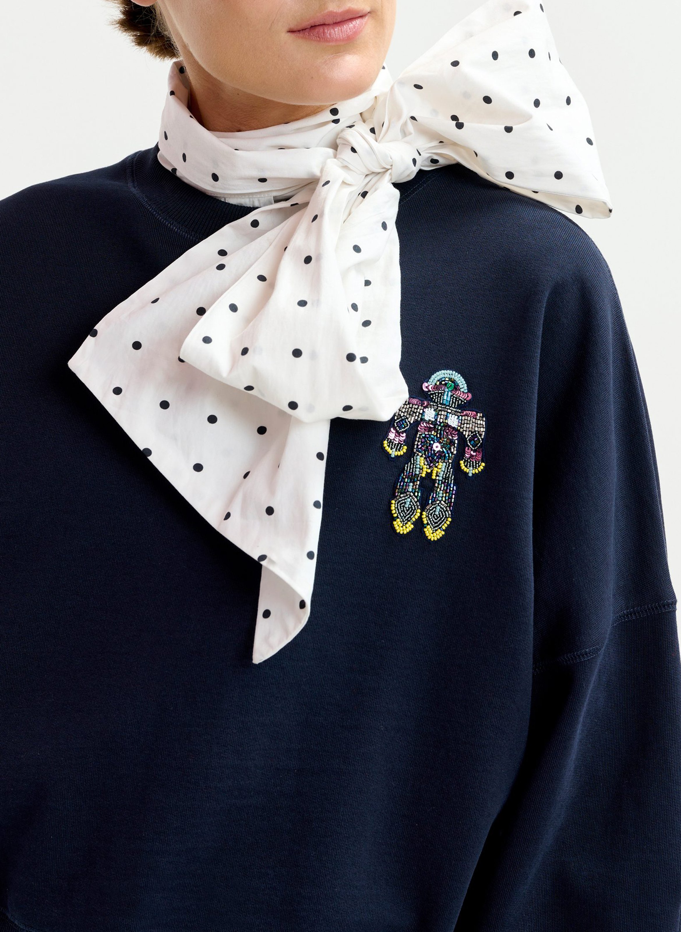 Sweat col rond en coton ibernatus ESSENTIEL ANTWERP Bleu