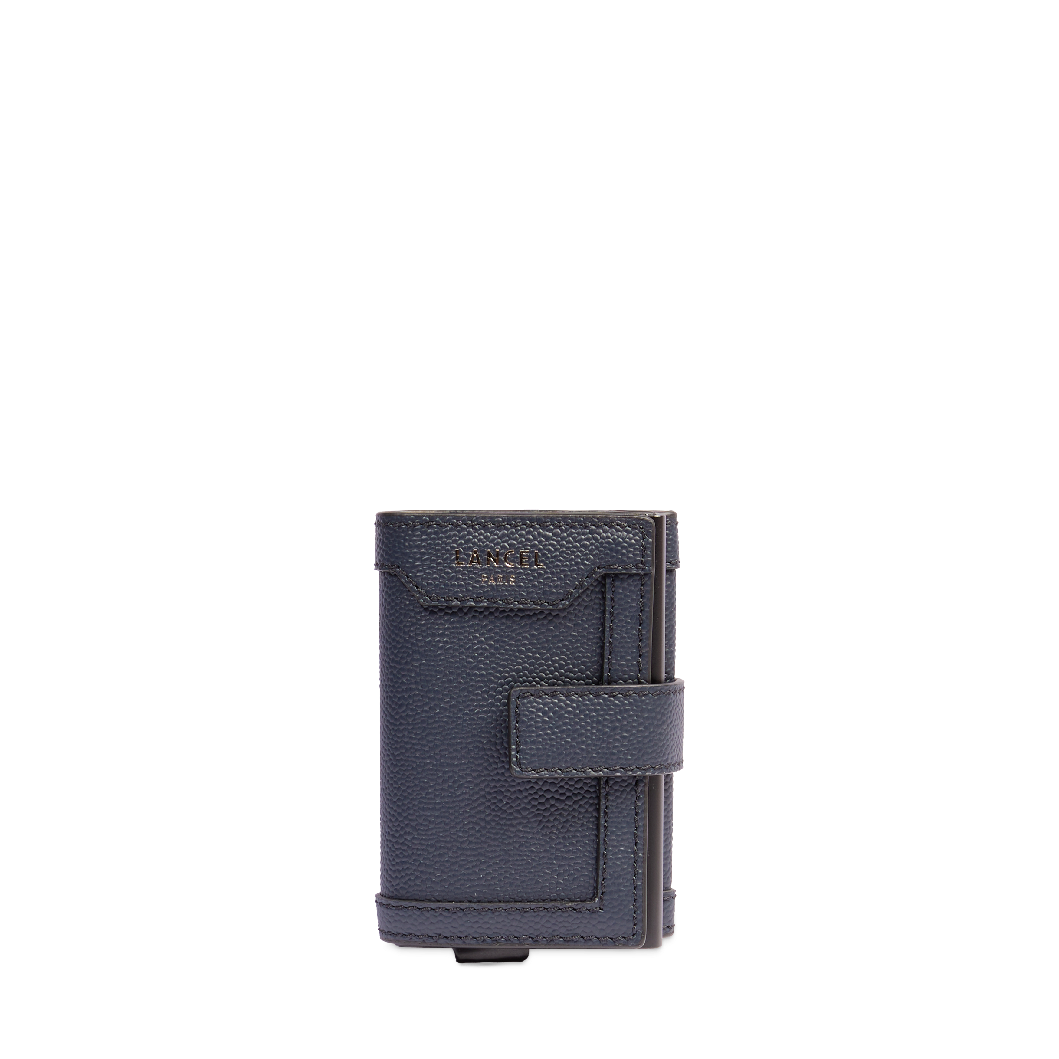 Porte-cartes smart charlie de lancel en cuir LANCEL Bleu