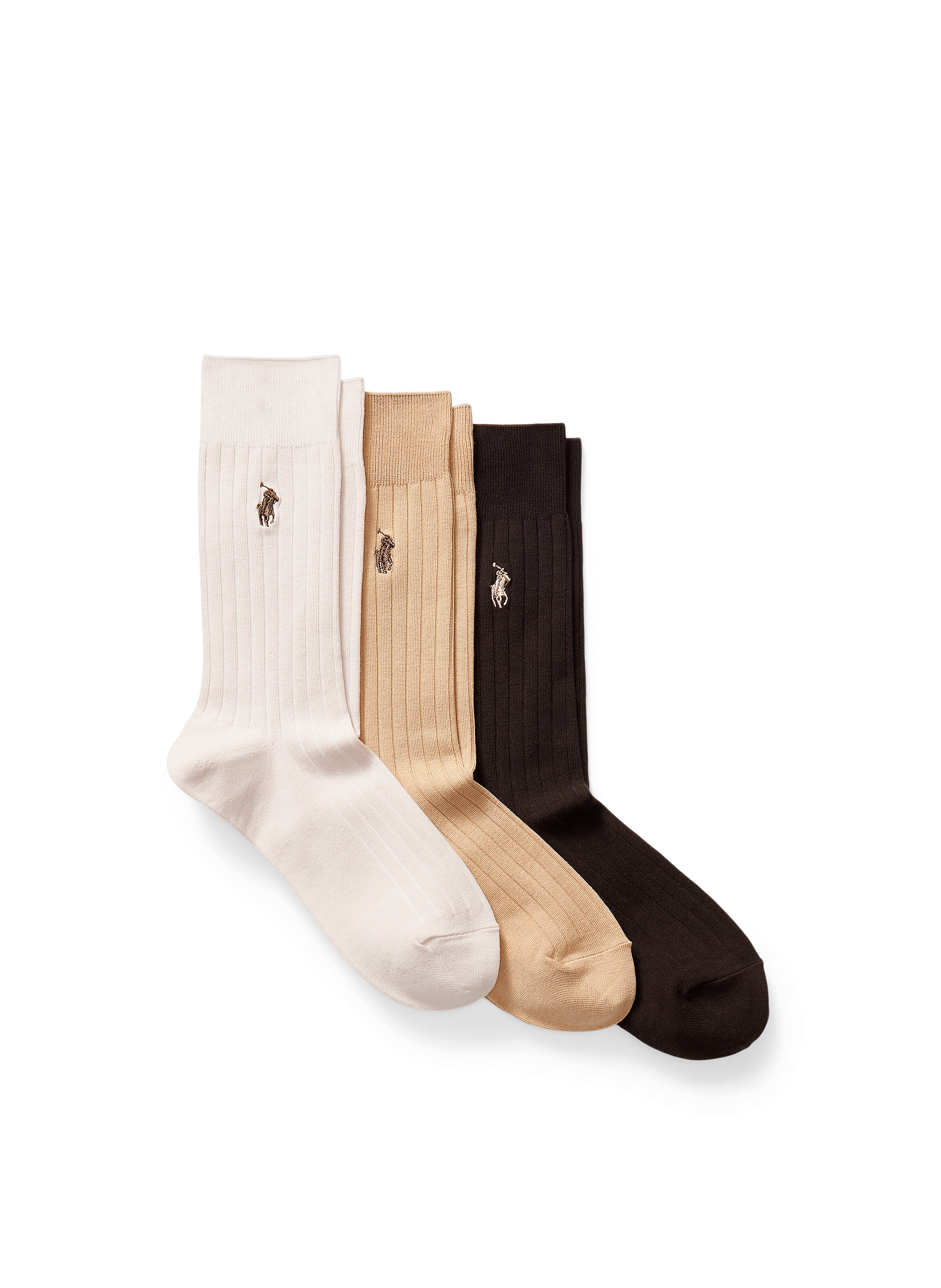 POLO RALPH LAUREN Set of three pairs of cotton socks Multicolour