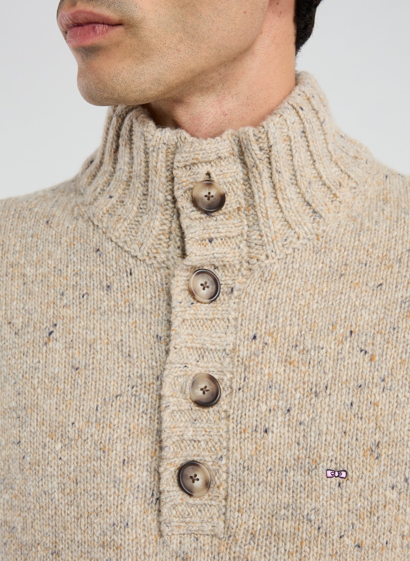 Pull en laine mélangée EDEN PARK Beige