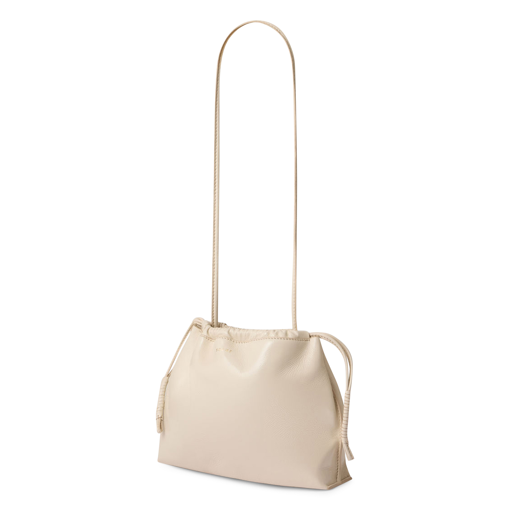 Sac bandoulière en cuir vernis suzette SOEUR Beige