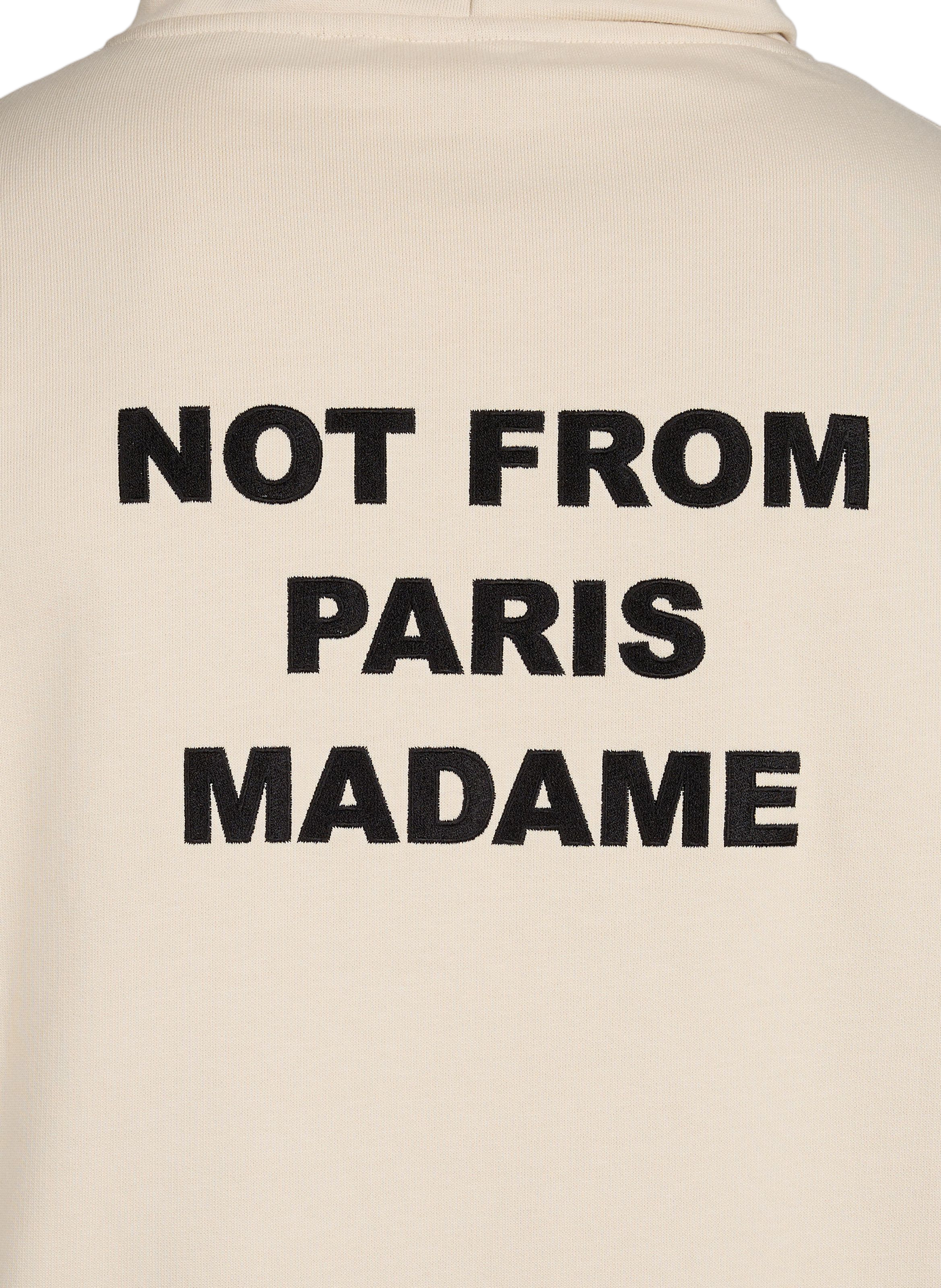 Sweat à capuche en coton DROLE DE MONSIEUR Beige