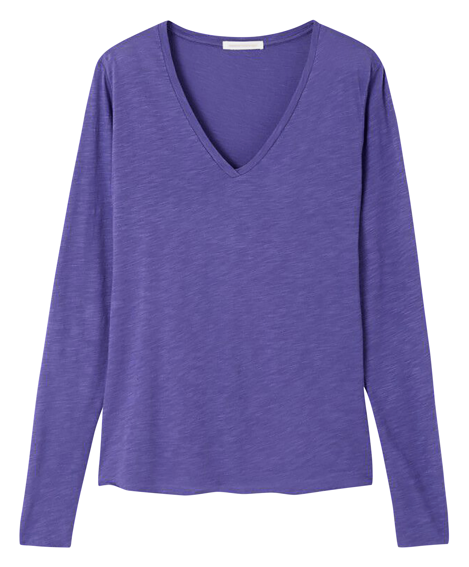 Tee-shirt à col v en coton mélangé jacksonville AMERICAN VINTAGE Violet