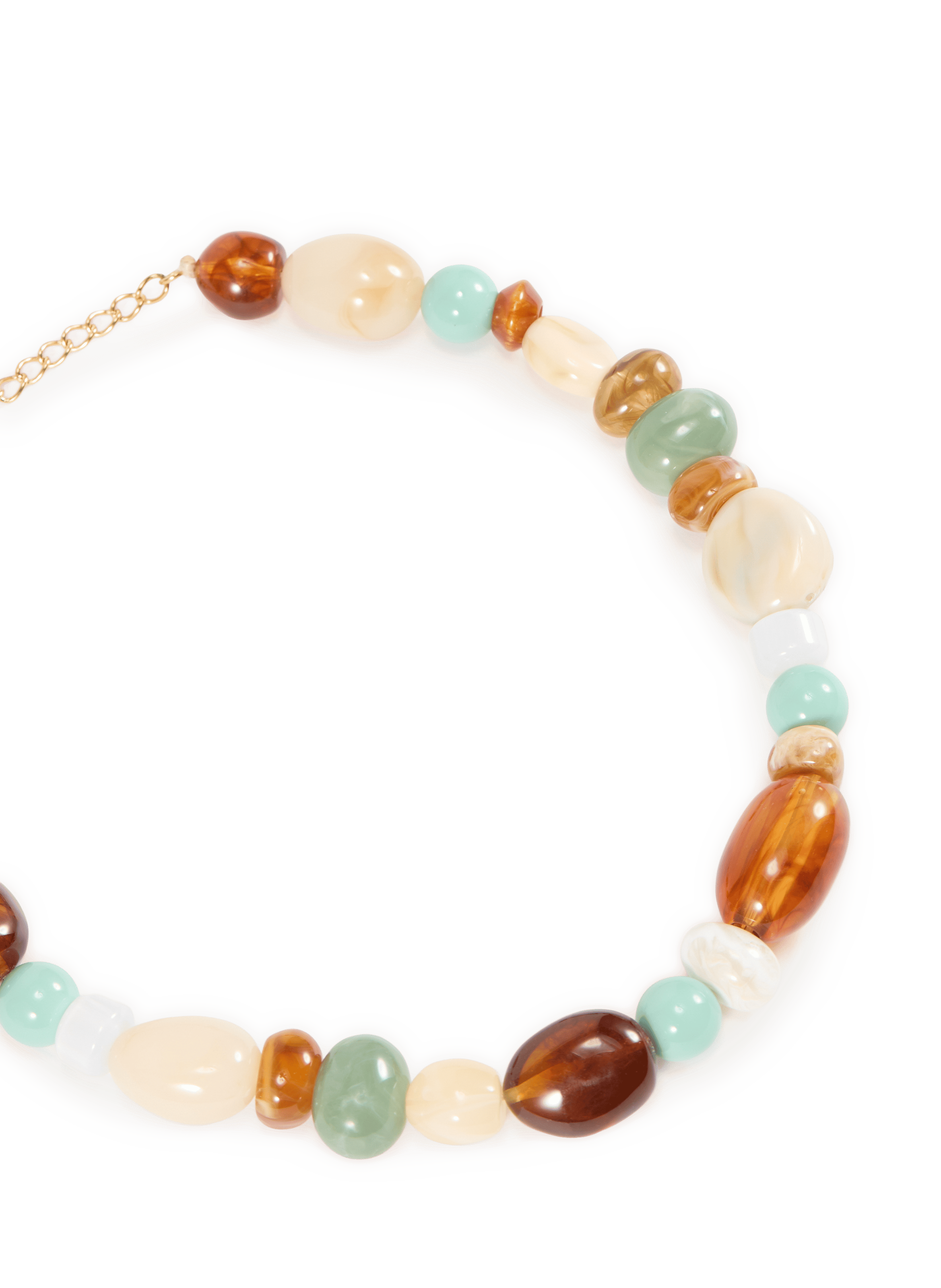 Collier avec pierres en résine AU PRINTEMPS PARIS Bleu