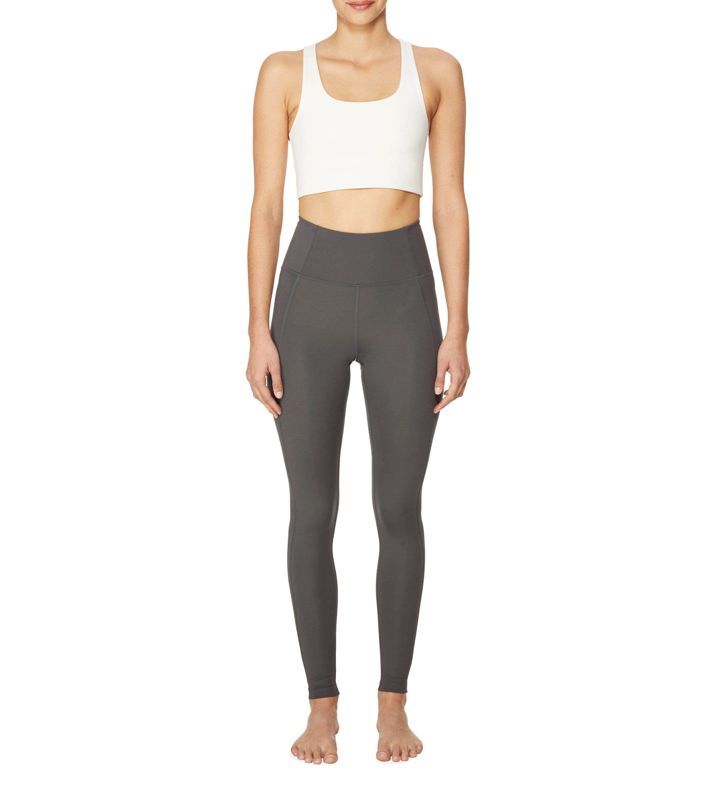 High-waisted leggings GIRLFRIEND COLLECTIVE Grey