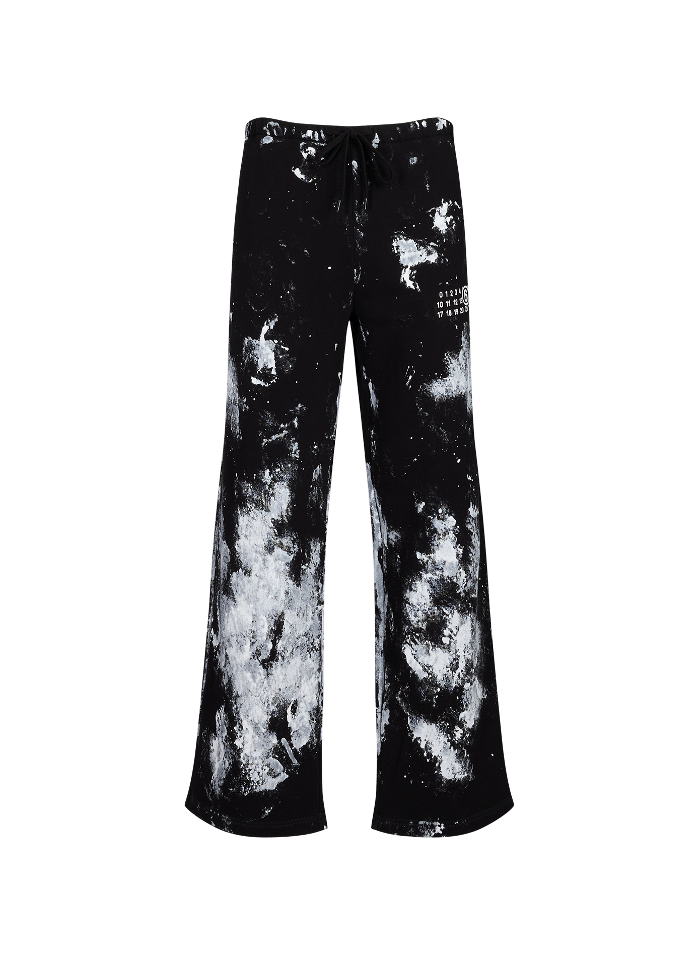Wide-leg Printed Trousers MAISON MARGIELA Black