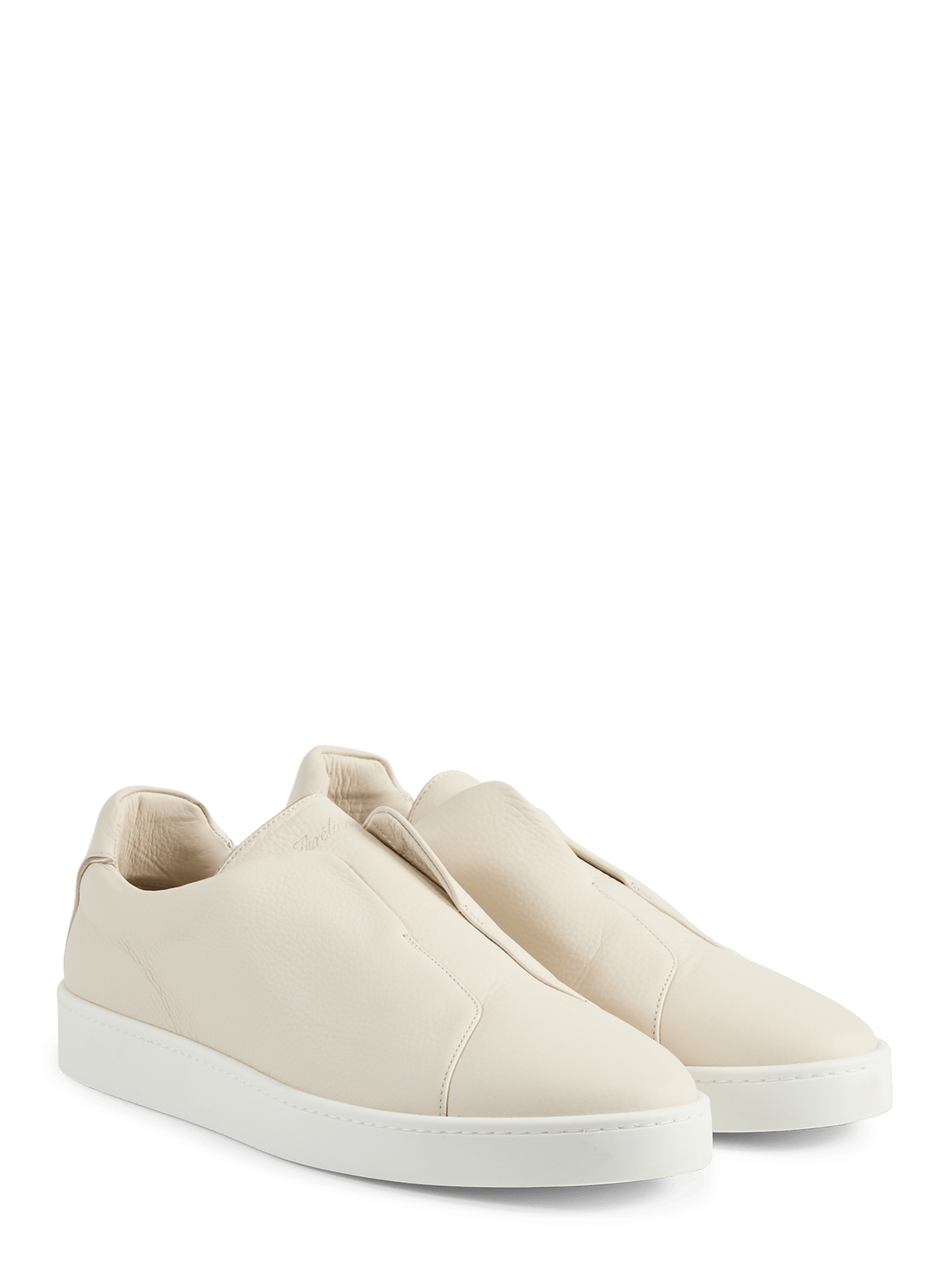 Zapatillas de cuero AURELIEN Beige